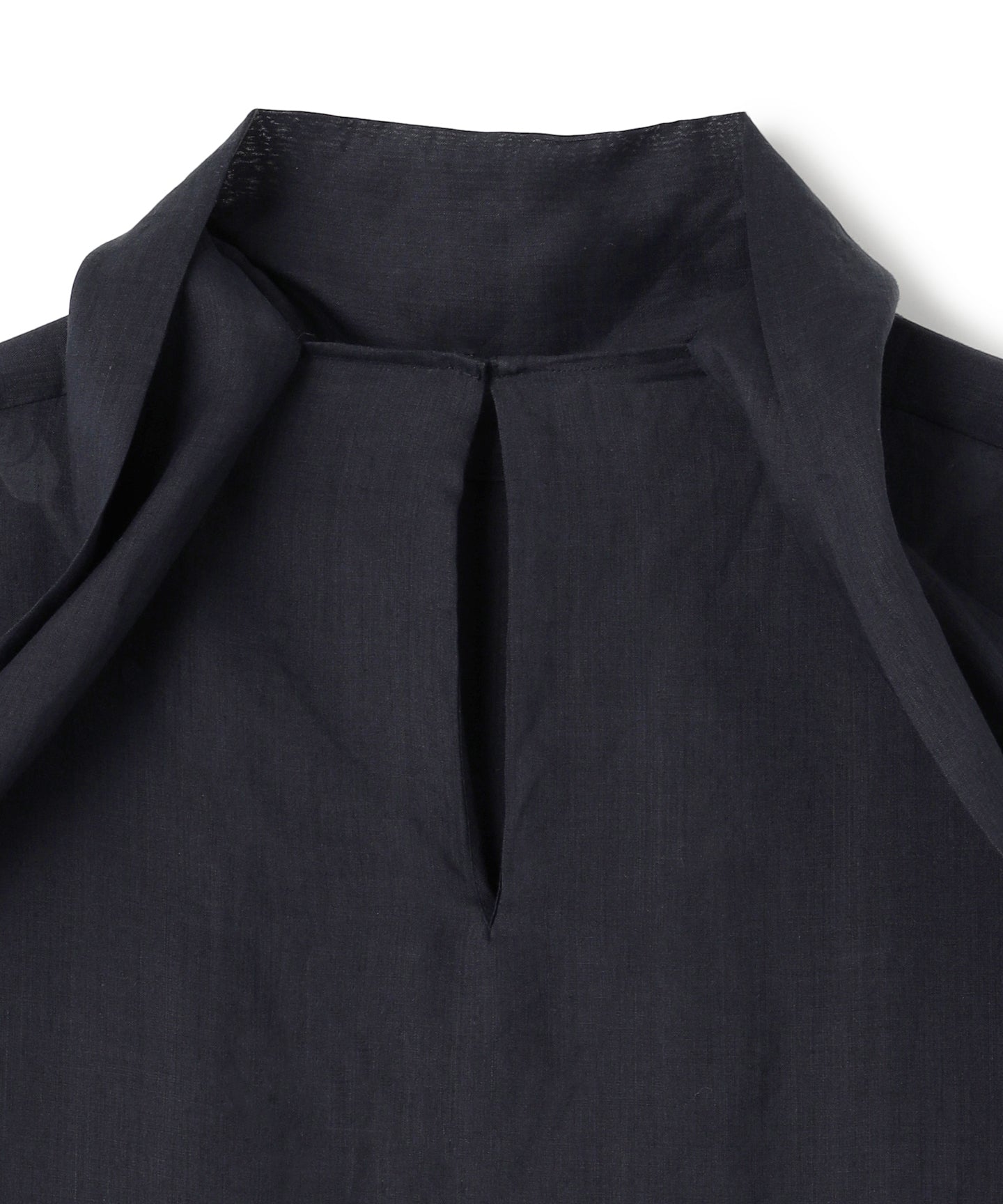 RAMIE SILK LAWN / PLEATED LONG DRESS