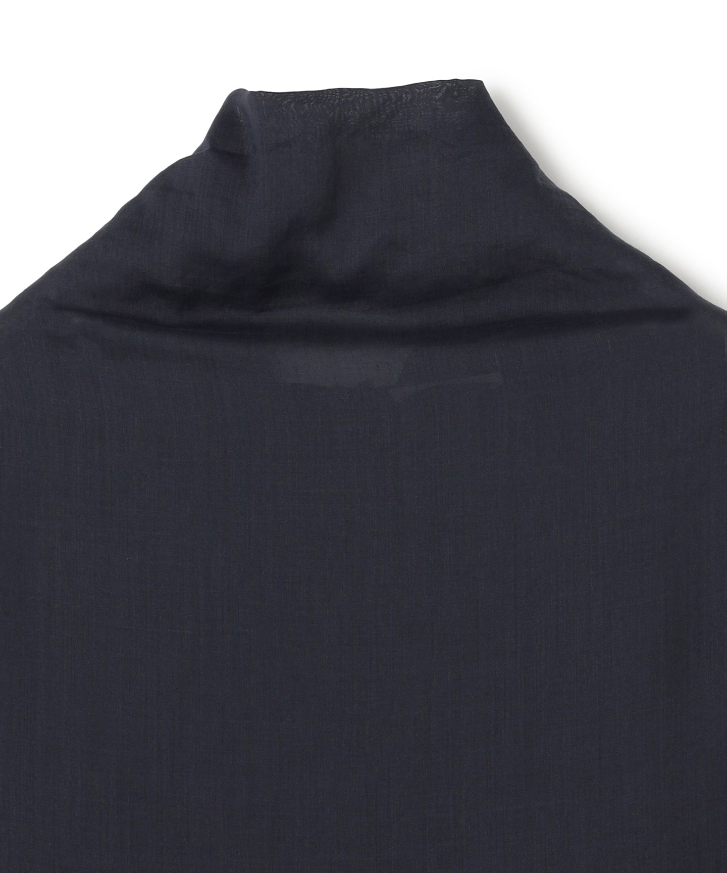 RAMIE SILK LAWN / DRAPEYNECK BLOUSE