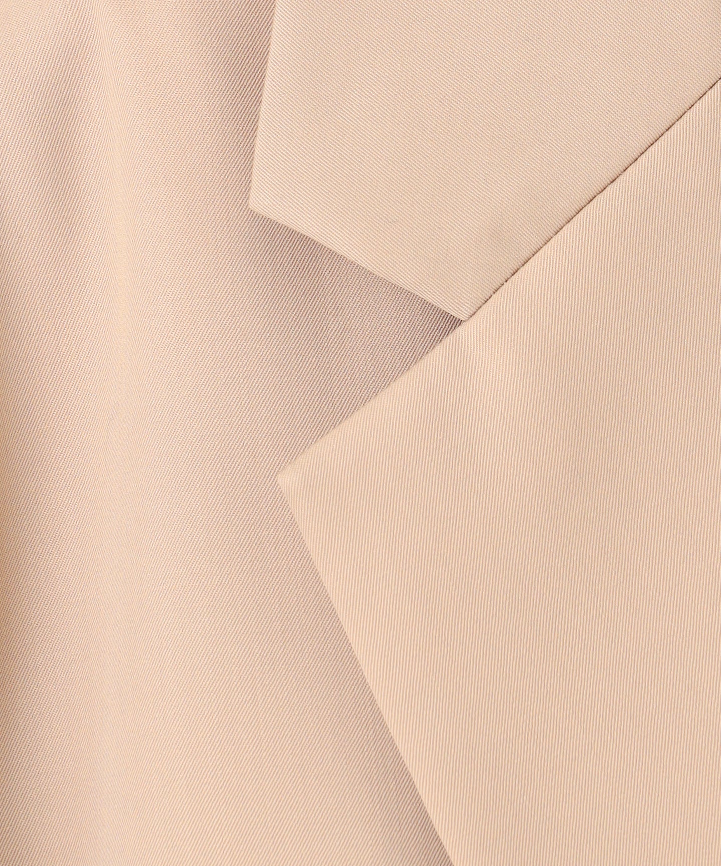 WOOL GABARDINE / PLEATED TAILORED JACKET