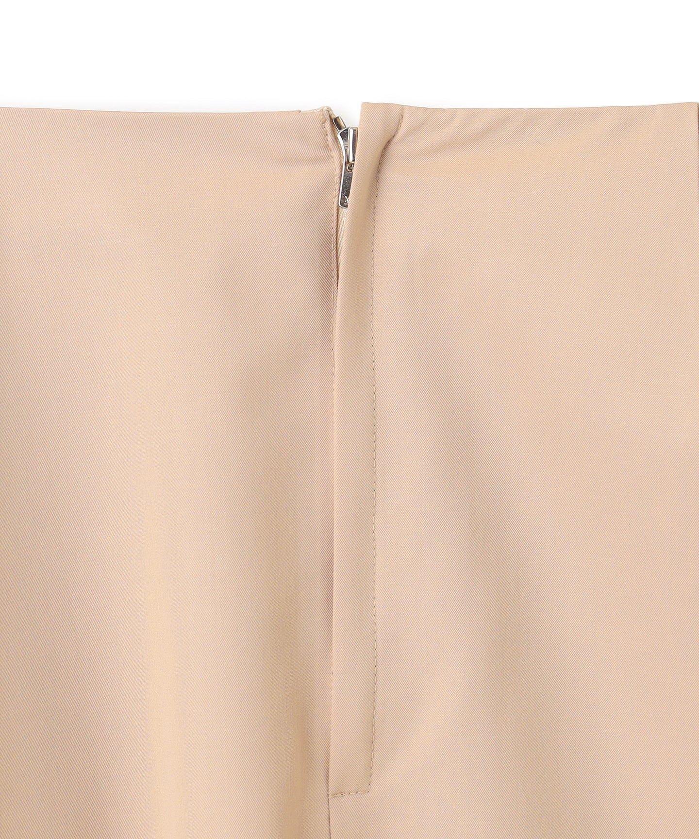 WOOL GABARDINE / PLEATED ASYMMETRY SKIRT