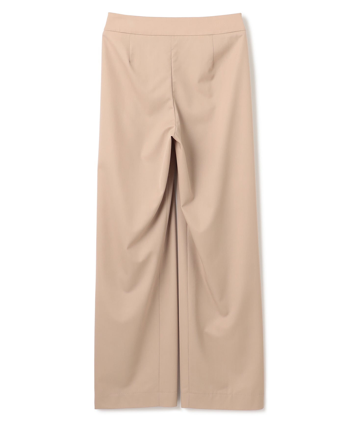 WOOL GABARDINE / SINGLE PLEATED TSUTSUMU PANTS