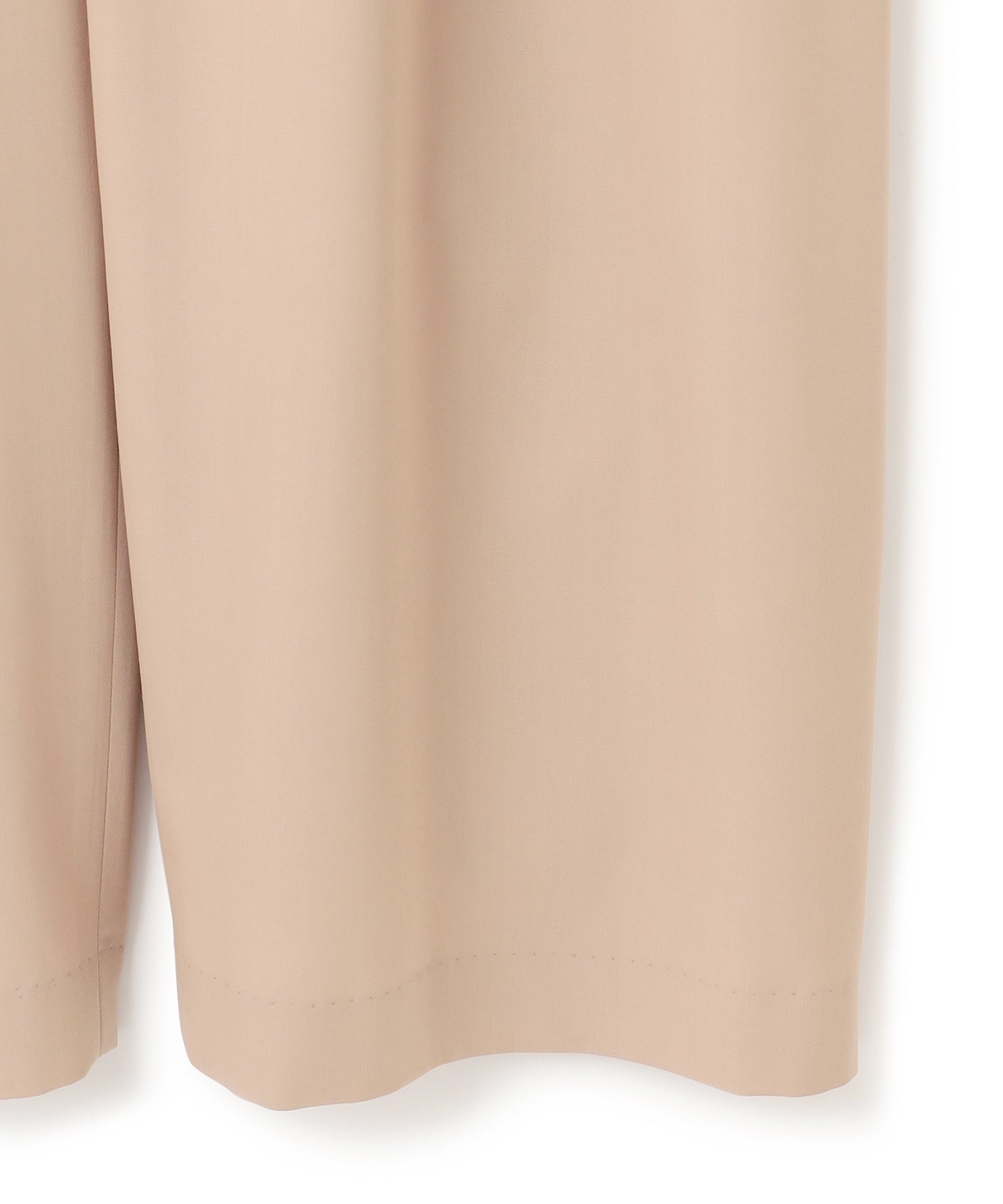 WOOL GABARDINE / DOUBLE PLEATED TSUTSUMU PANTS