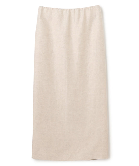 LINEN DOUBLE CLOTH / STRAIGHT SKIRT
