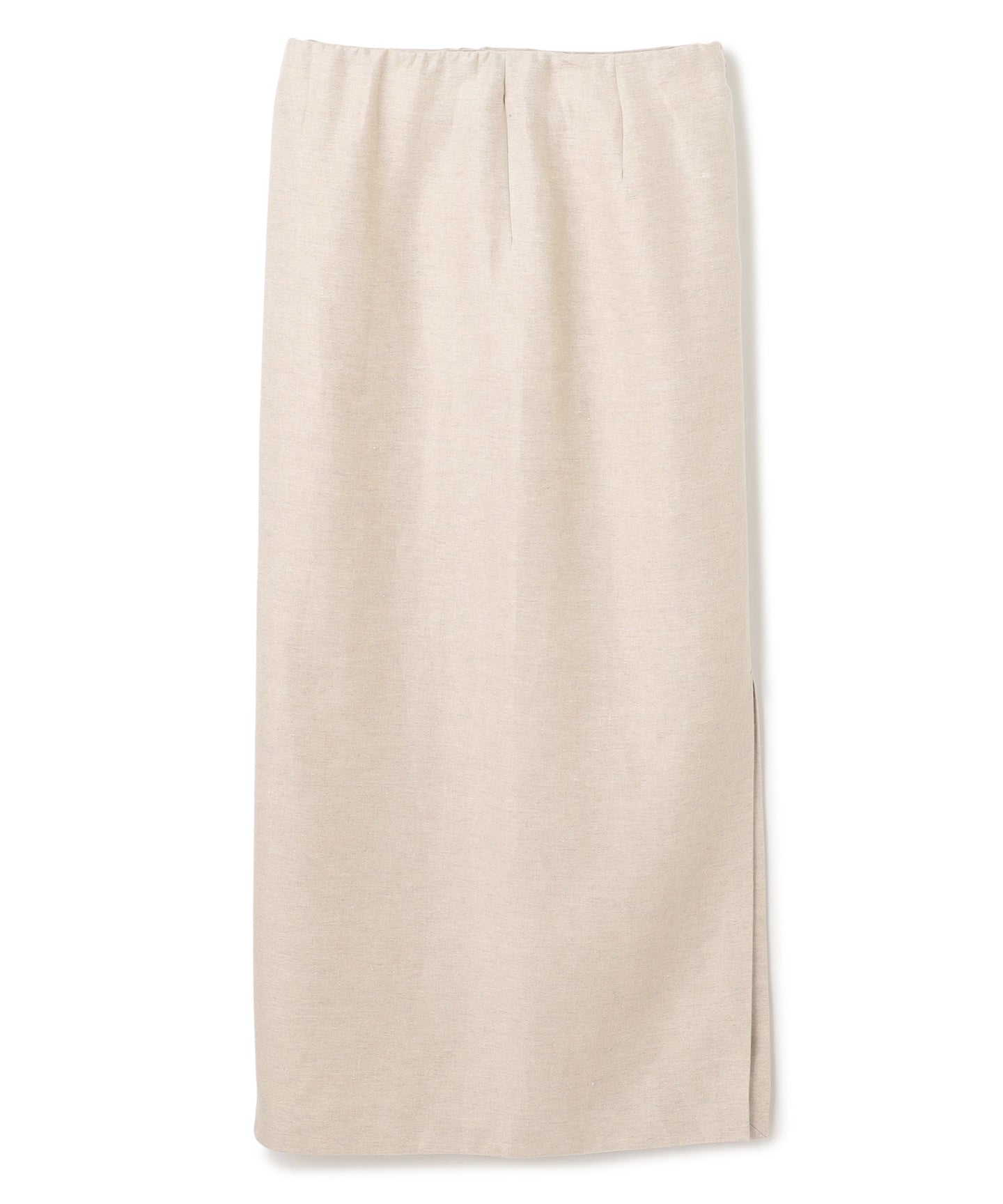 LINEN DOUBLE CLOTH / STRAIGHT SKIRT