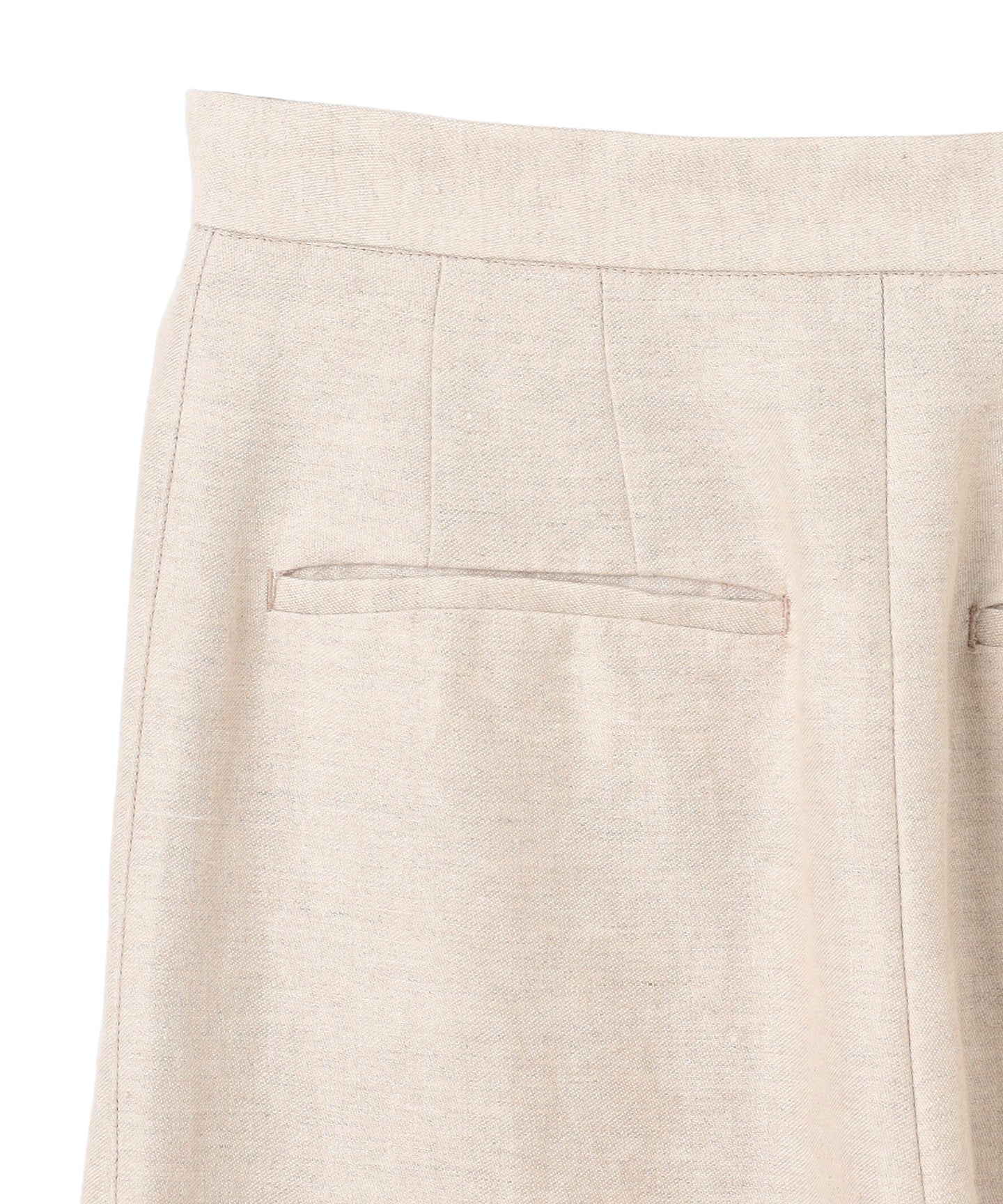 LINEN DOUBLE CLOTH / STRAIGHT TSUTSUMU  PANTS