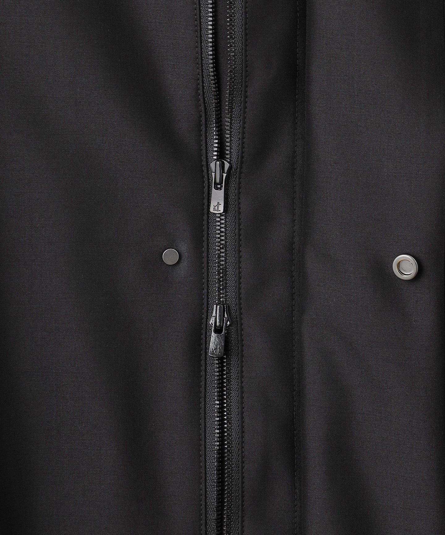 WOOL SILK / HOODY CURVY COAT