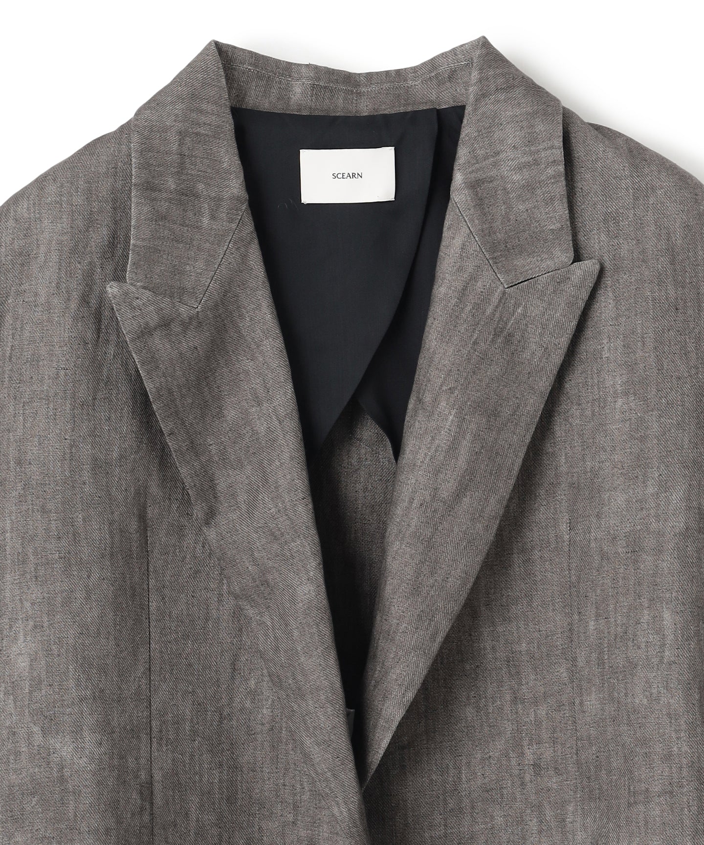 LINEN TWILL WITH SUMI / JACKET