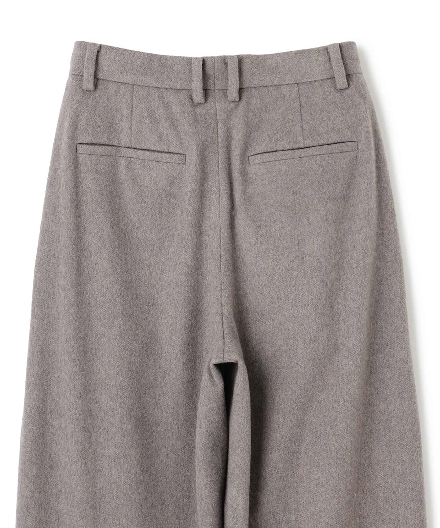 WOOL BEAVER / WIDE PANTS