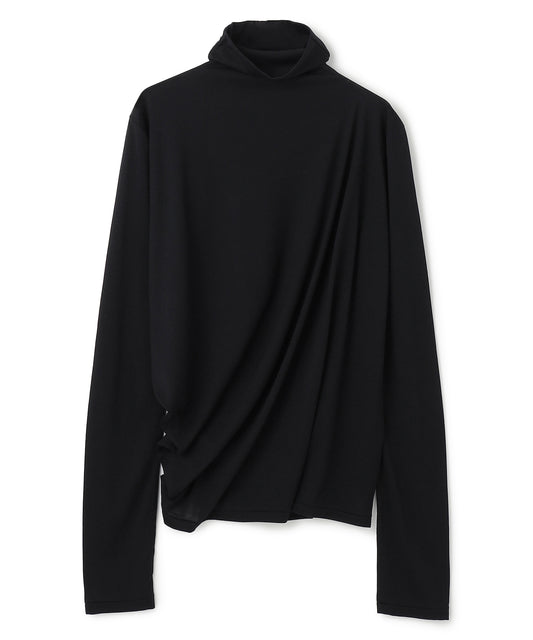 SILK JERSEY / HIGHNECK PULLOVER