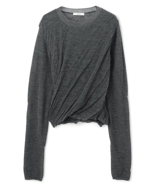 WOOL HIGH TWIST / LONG SLEEVES KNIT