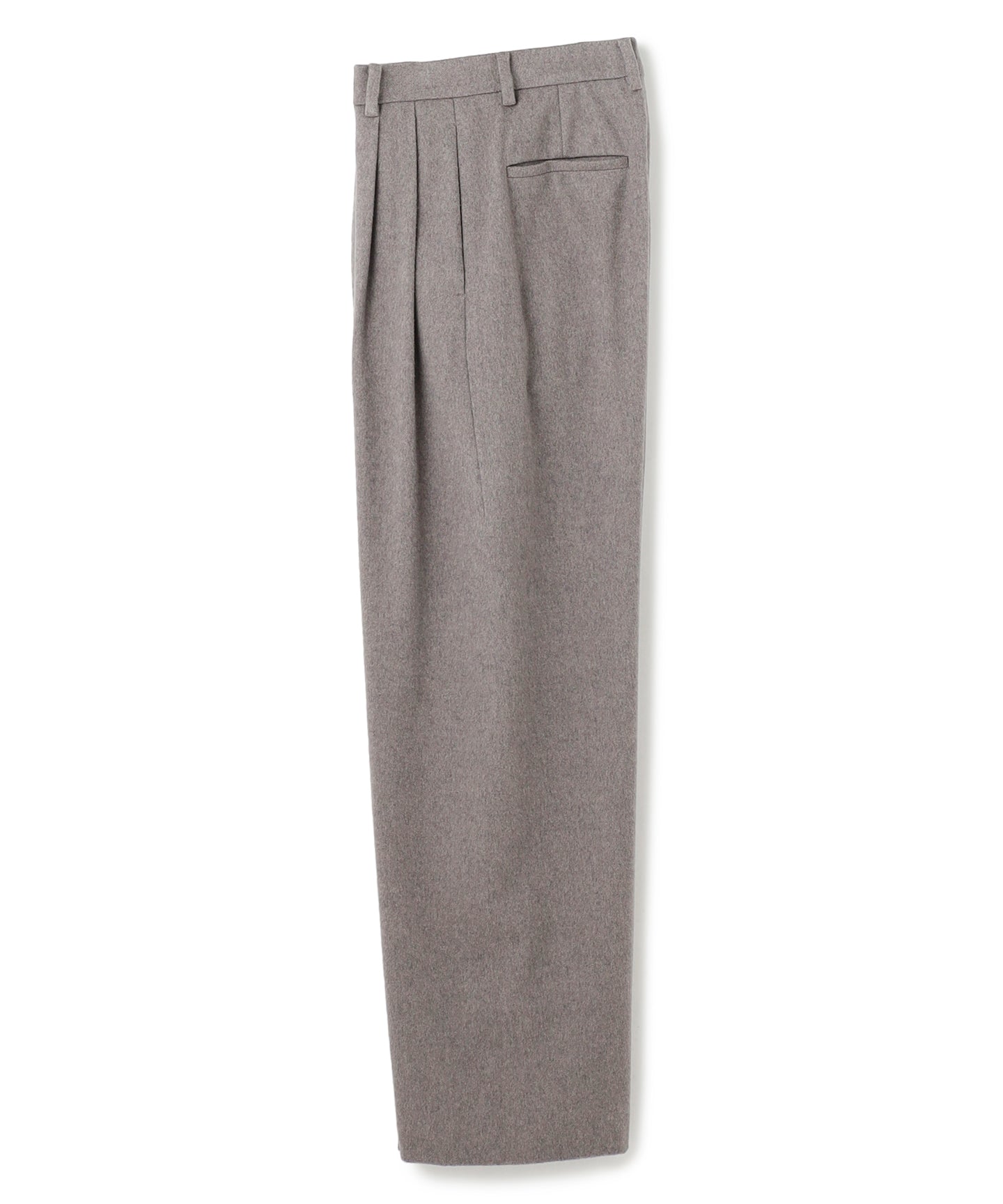 WOOL BEAVER / WIDE PANTS