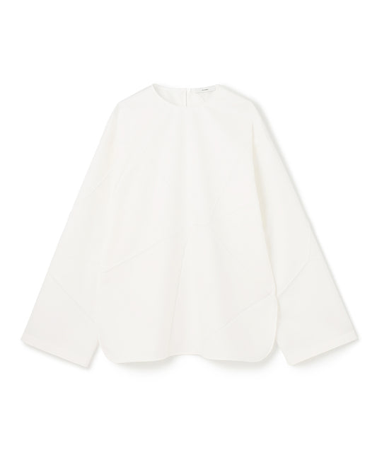COTTON SATIN BROAD / OPEN THE PLEATS PULLOVER