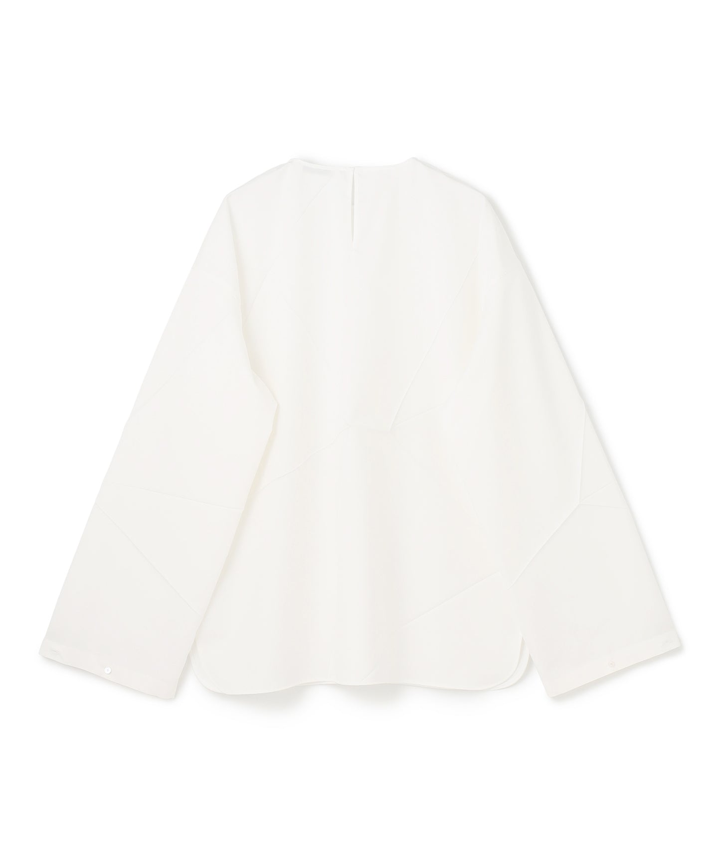 COTTON SATIN BROAD / OPEN THE PLEATS PULLOVER
