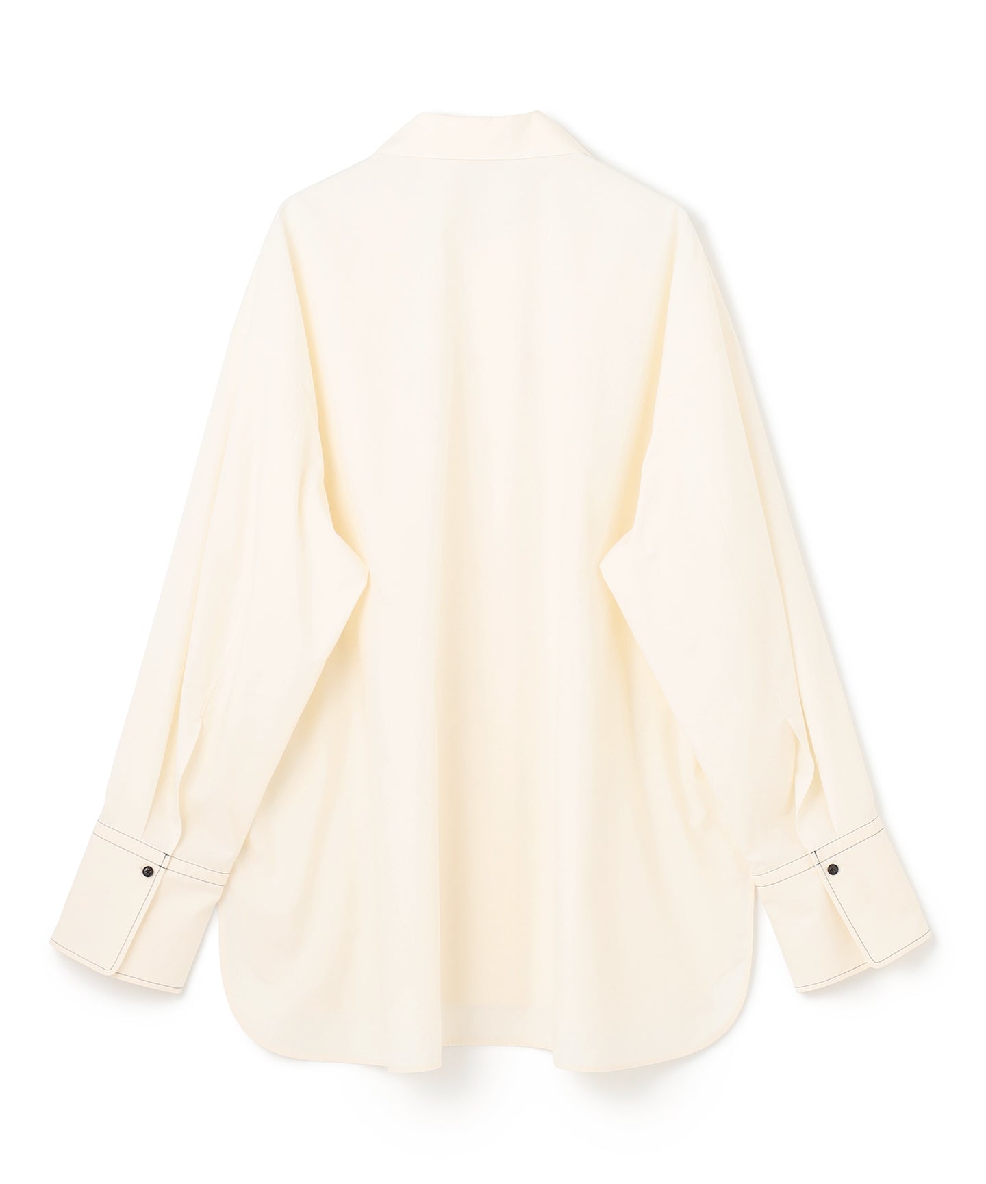 SUPIMA COTTON CASHMERE / OVERSIZED  STITCHED SHIRT