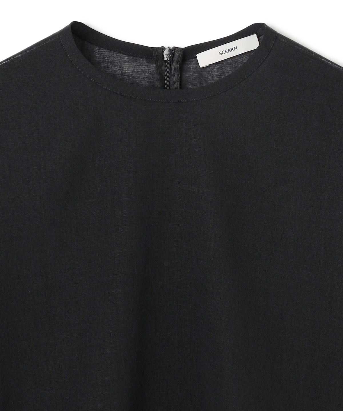 【11月号eclat掲載】WOOL VOILE / DOUBLE LAYERED SLEEVE T-TOP