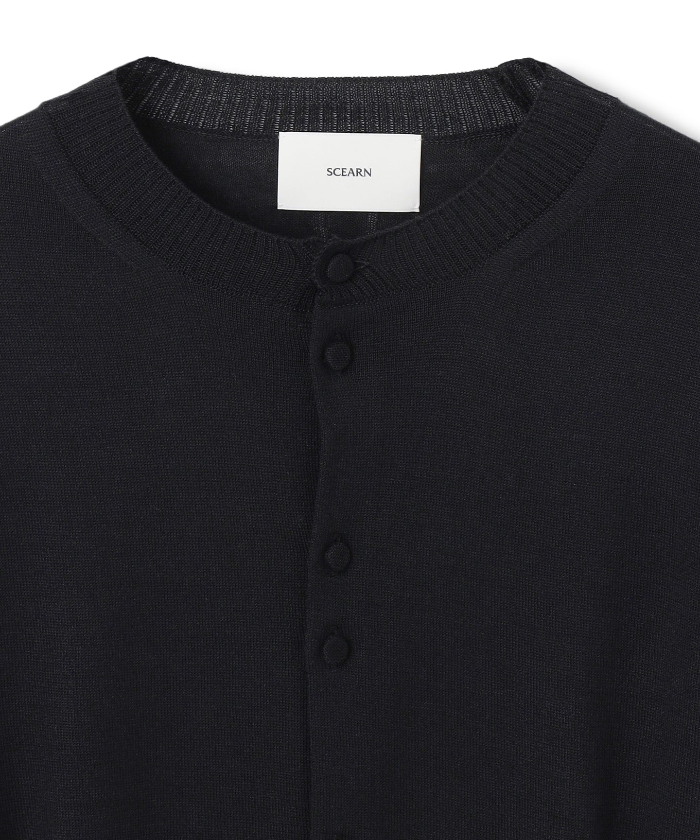 SILK COTTON / BUTTON DETAIL CARDIGAN