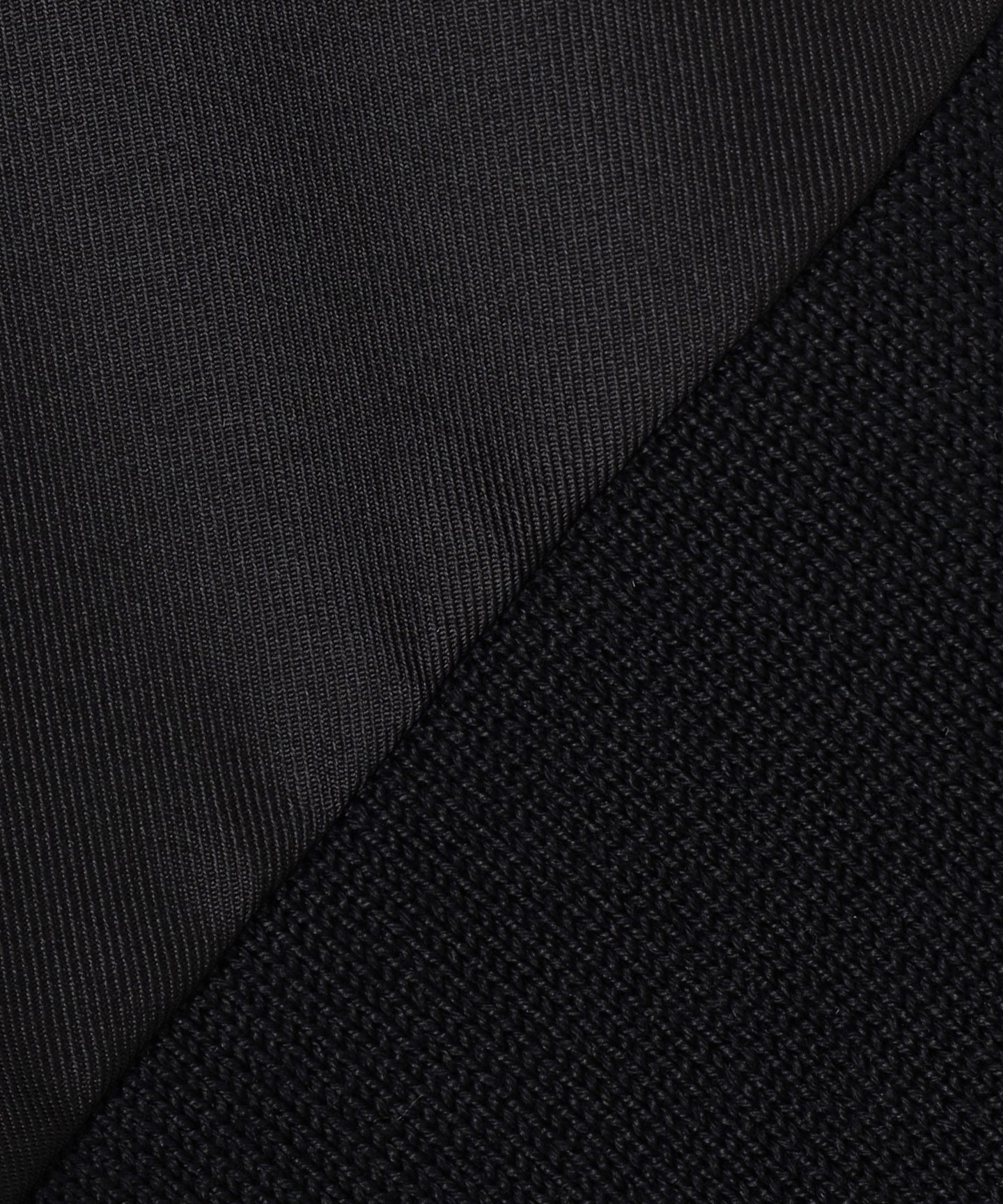 SILK COTTON / BLOCKING KNIT SKIRT