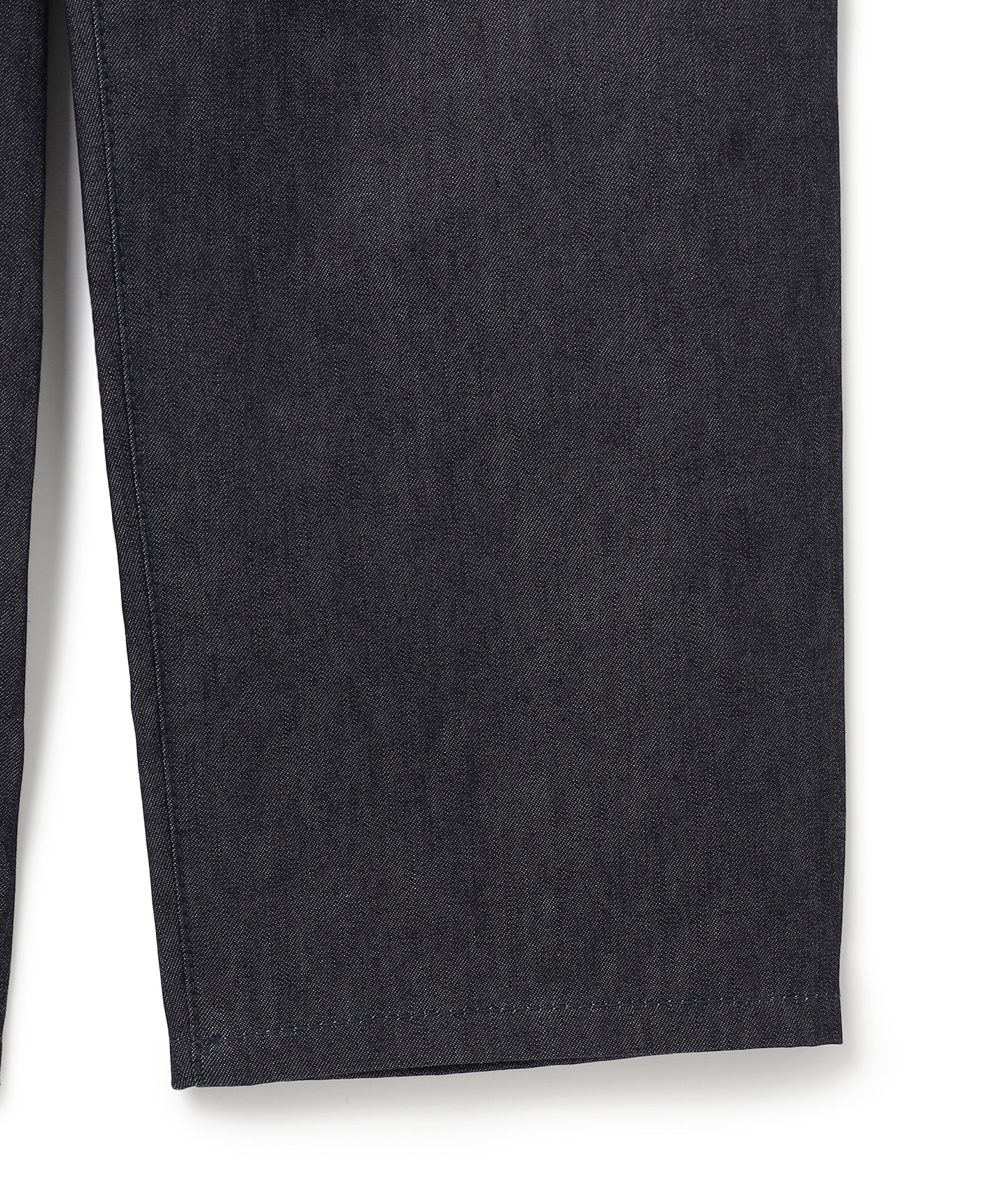 COTTON SILK DENIM / STRAIGHT TSUTSUMU  PANTS