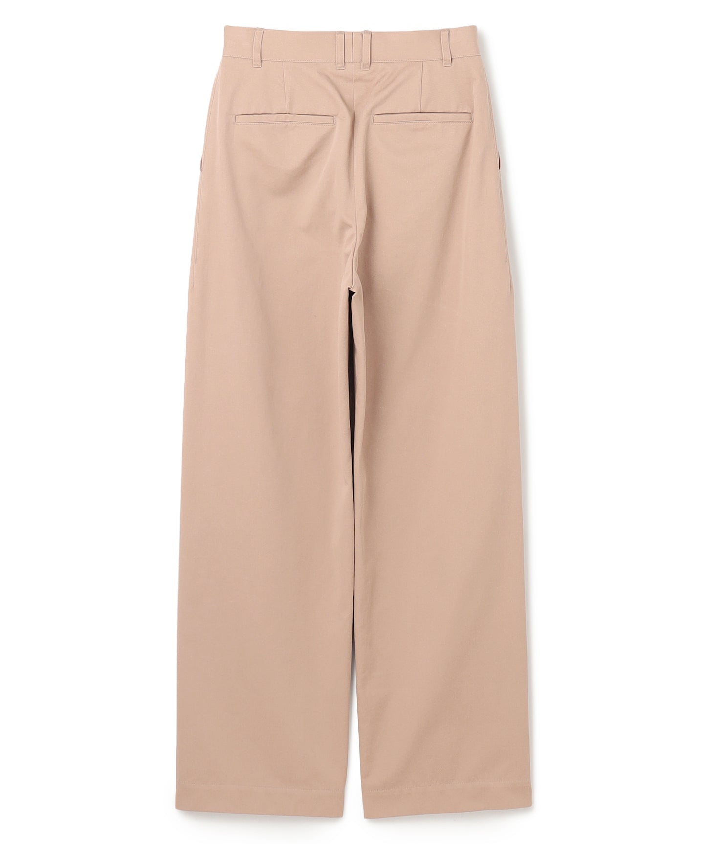COTTON TWILL / WIDE STRAIGHT TSUTSUMU PANTS