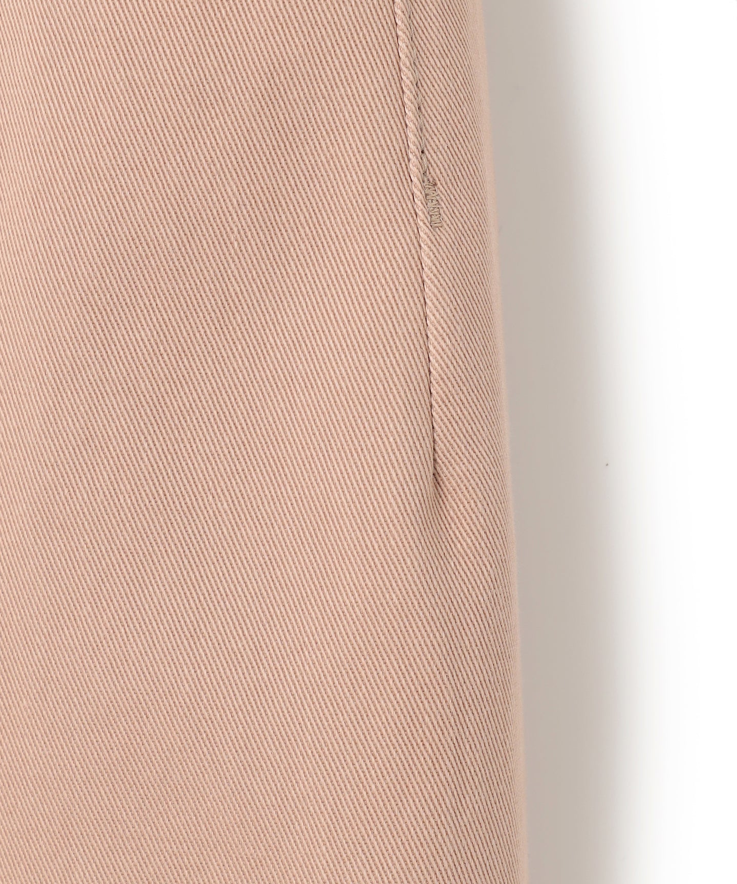 COTTON TWILL / WIDE STRAIGHT TSUTSUMU PANTS
