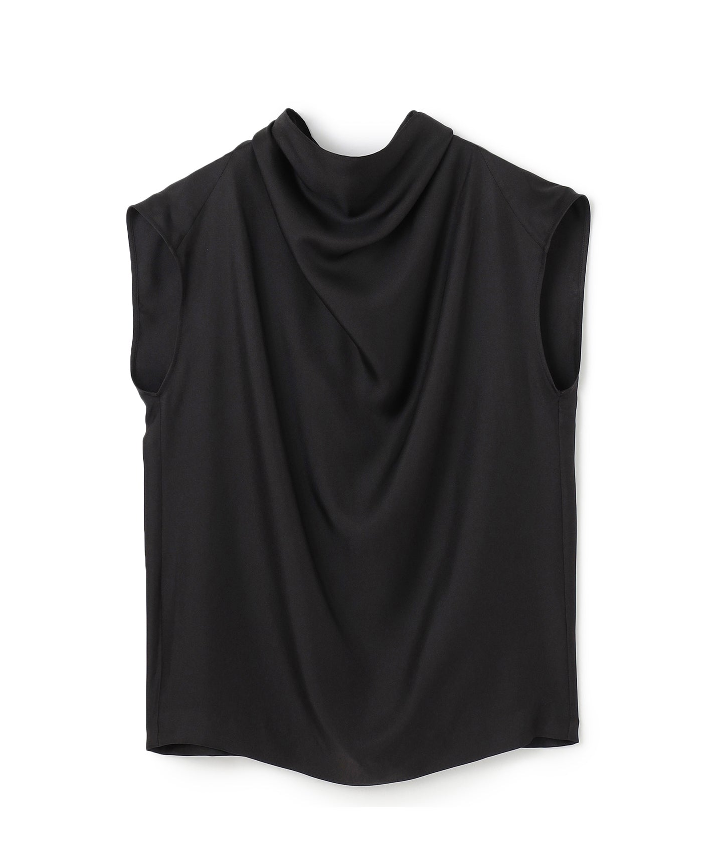 22MM SILK TWILL / DRAPEY NECK BLOUSE
