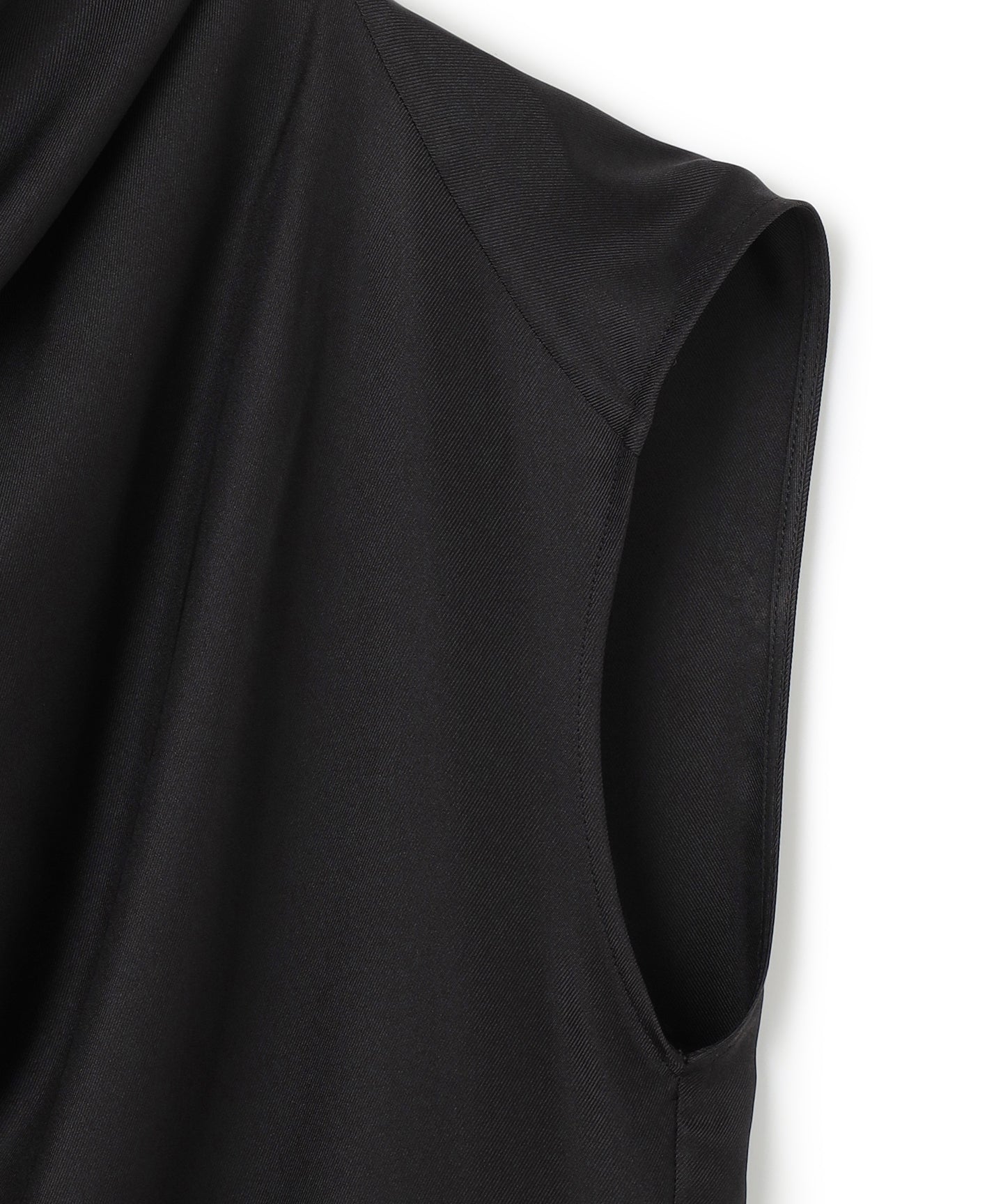 22MM SILK TWILL / DRAPEY NECK BLOUSE