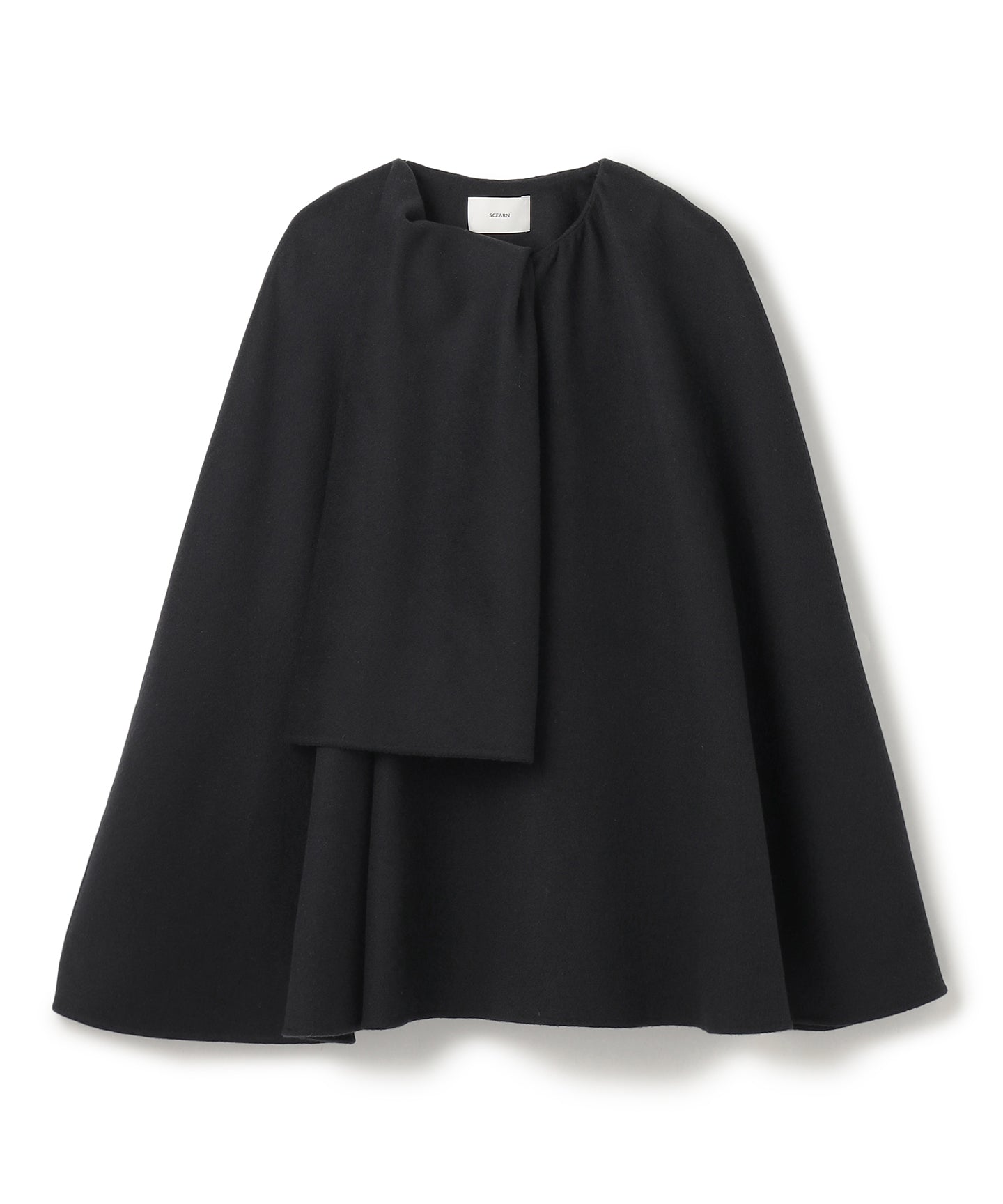 WOOL SPIBER DOUBLE FACE / CAPE