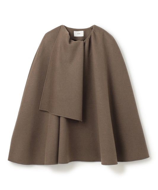 WOOL SPIBER DOUBLE FACE / CAPE