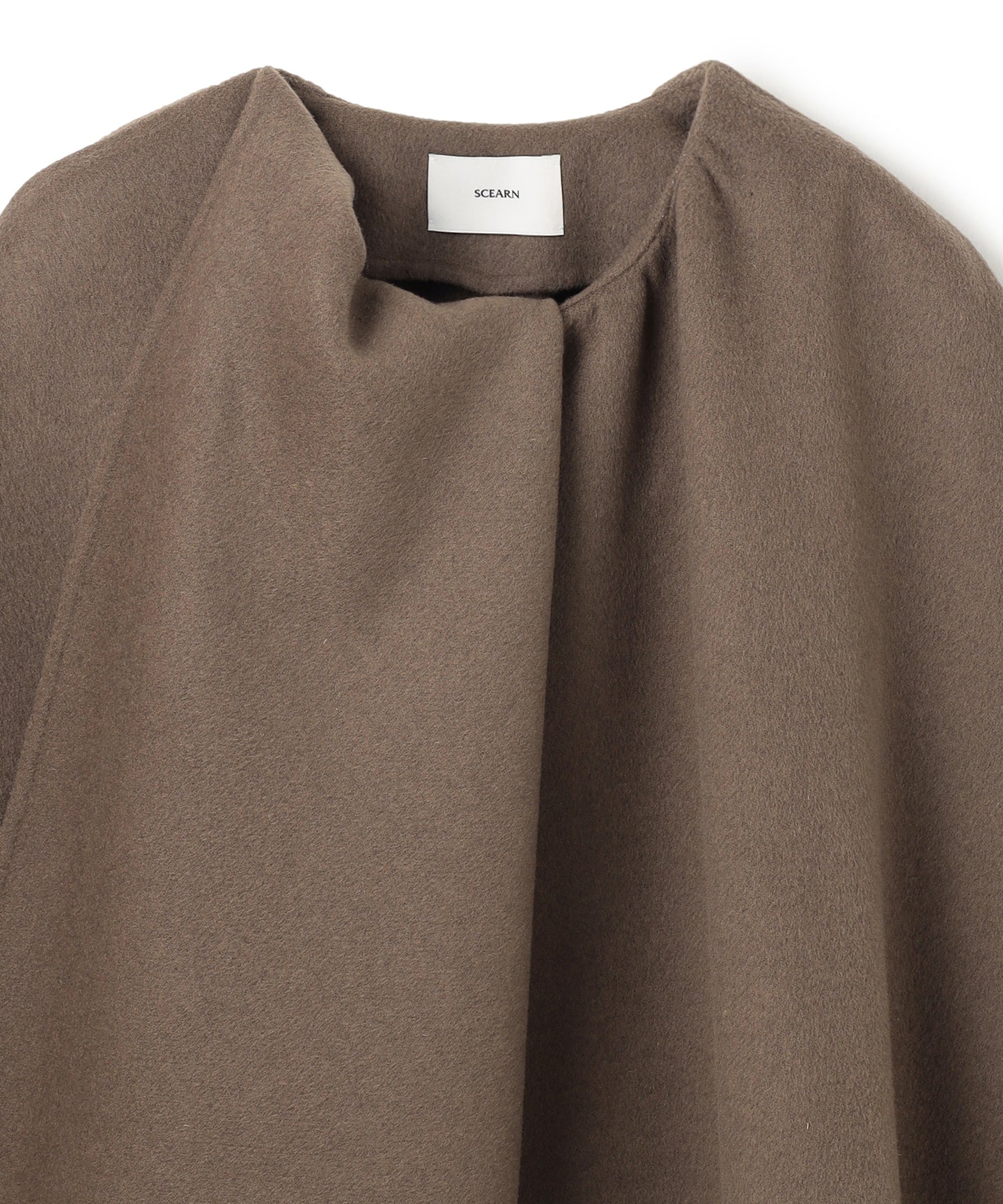 WOOL SPIBER DOUBLE FACE / CAPE