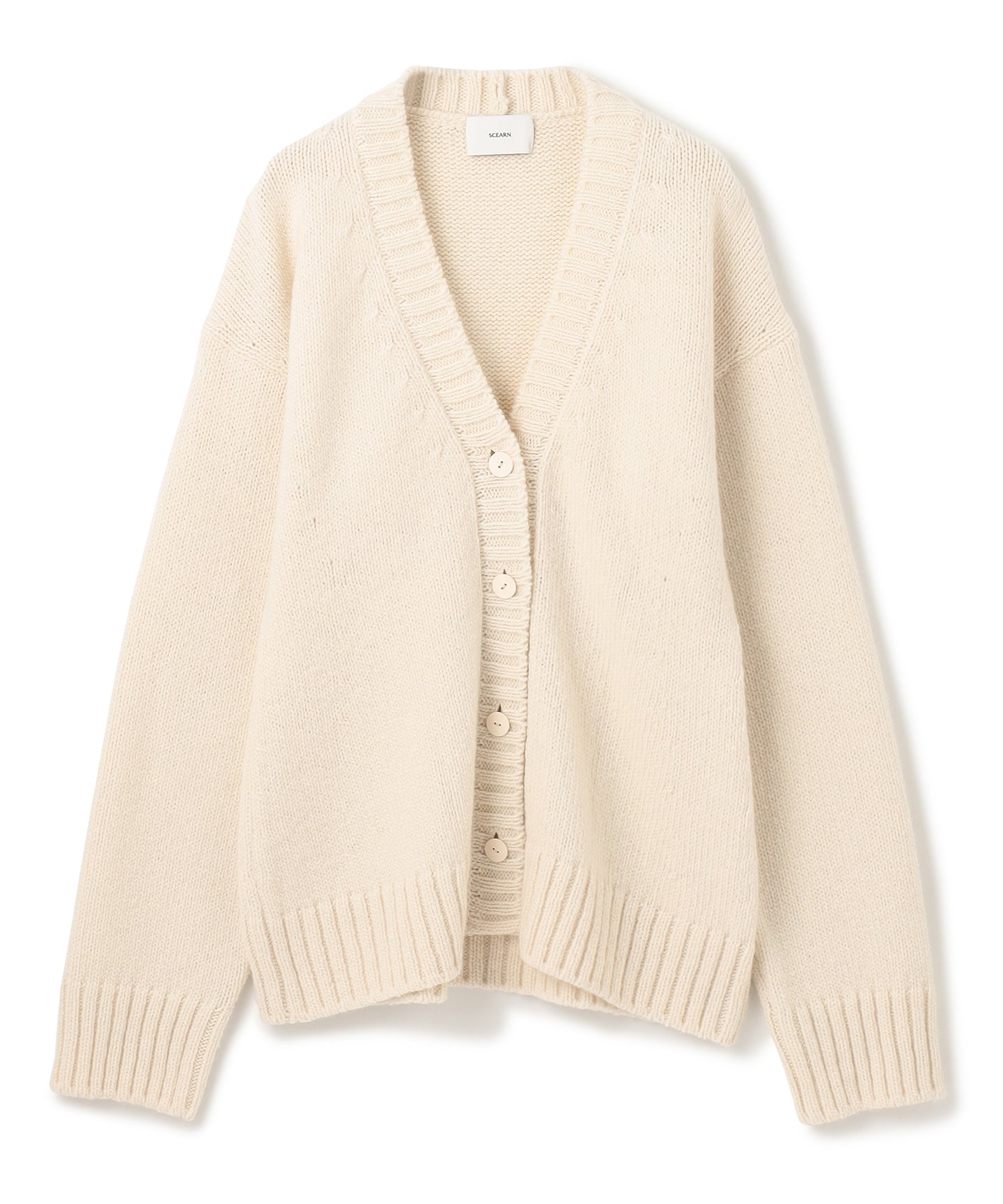 CASHMERE LOW-GAUGE KNIT / CARDIGAN