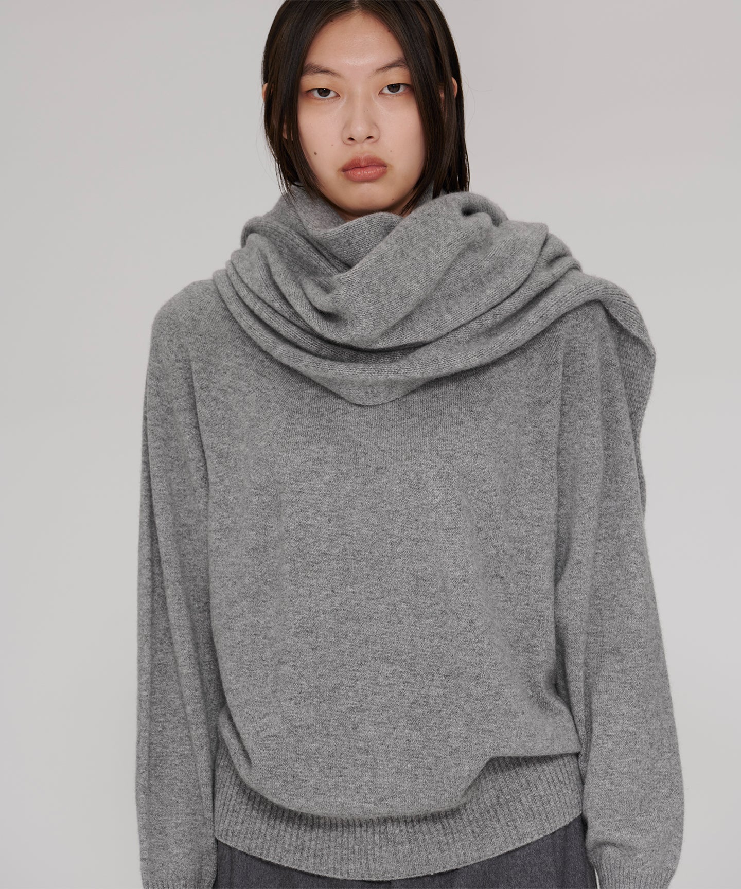 CASHMERE MIDDLE  GAUGE / STOLE