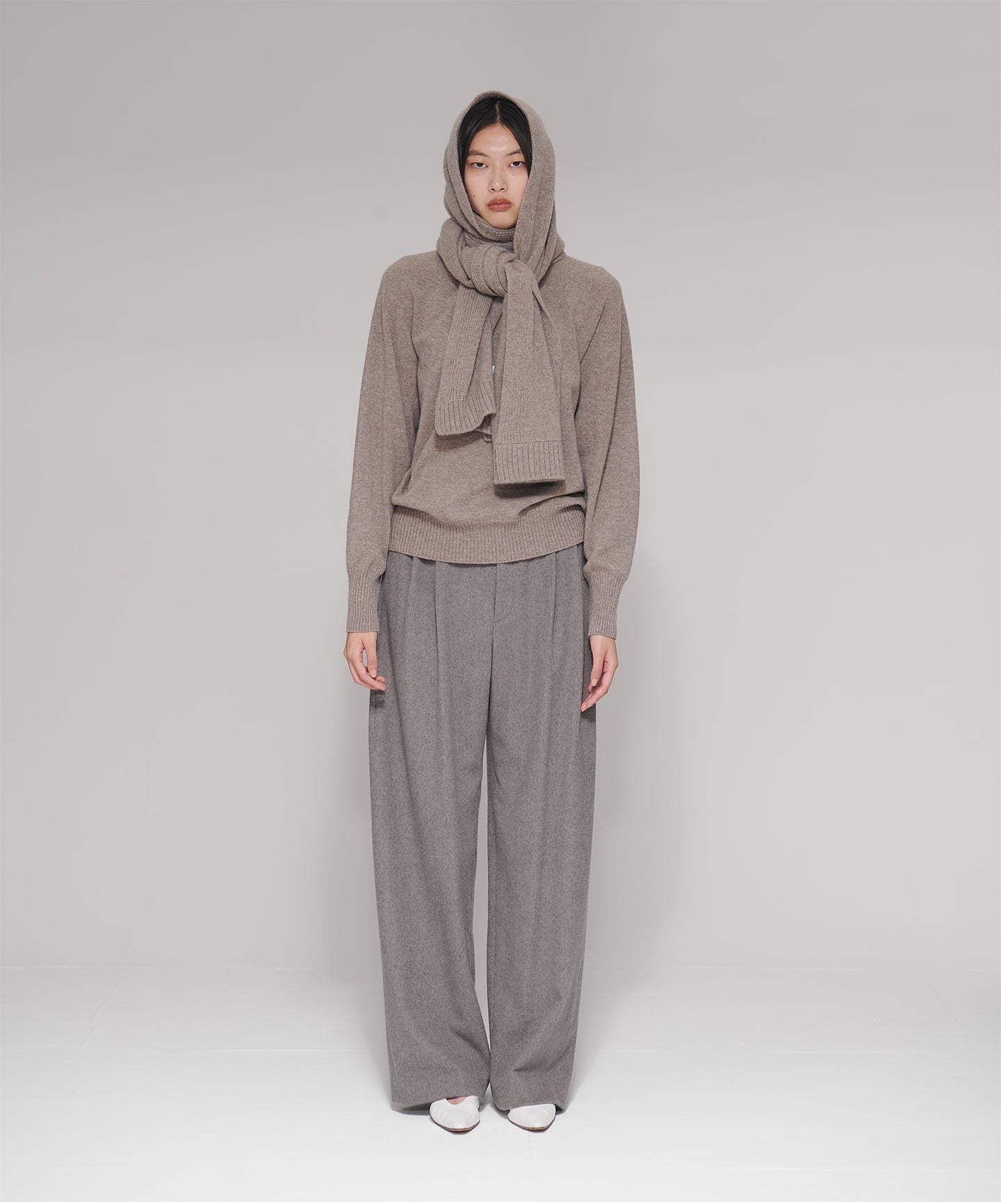 CASHMERE MIDDLE  GAUGE / STOLE