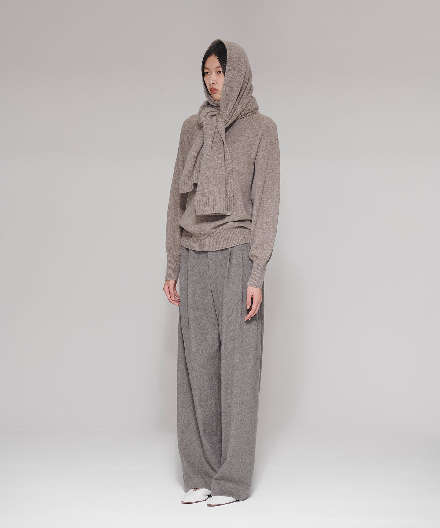 CASHMERE MIDDLE  GAUGE / STOLE