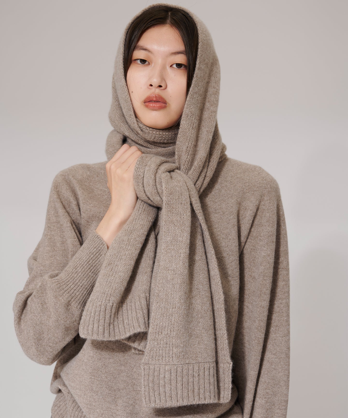 CASHMERE MIDDLE  GAUGE / STOLE