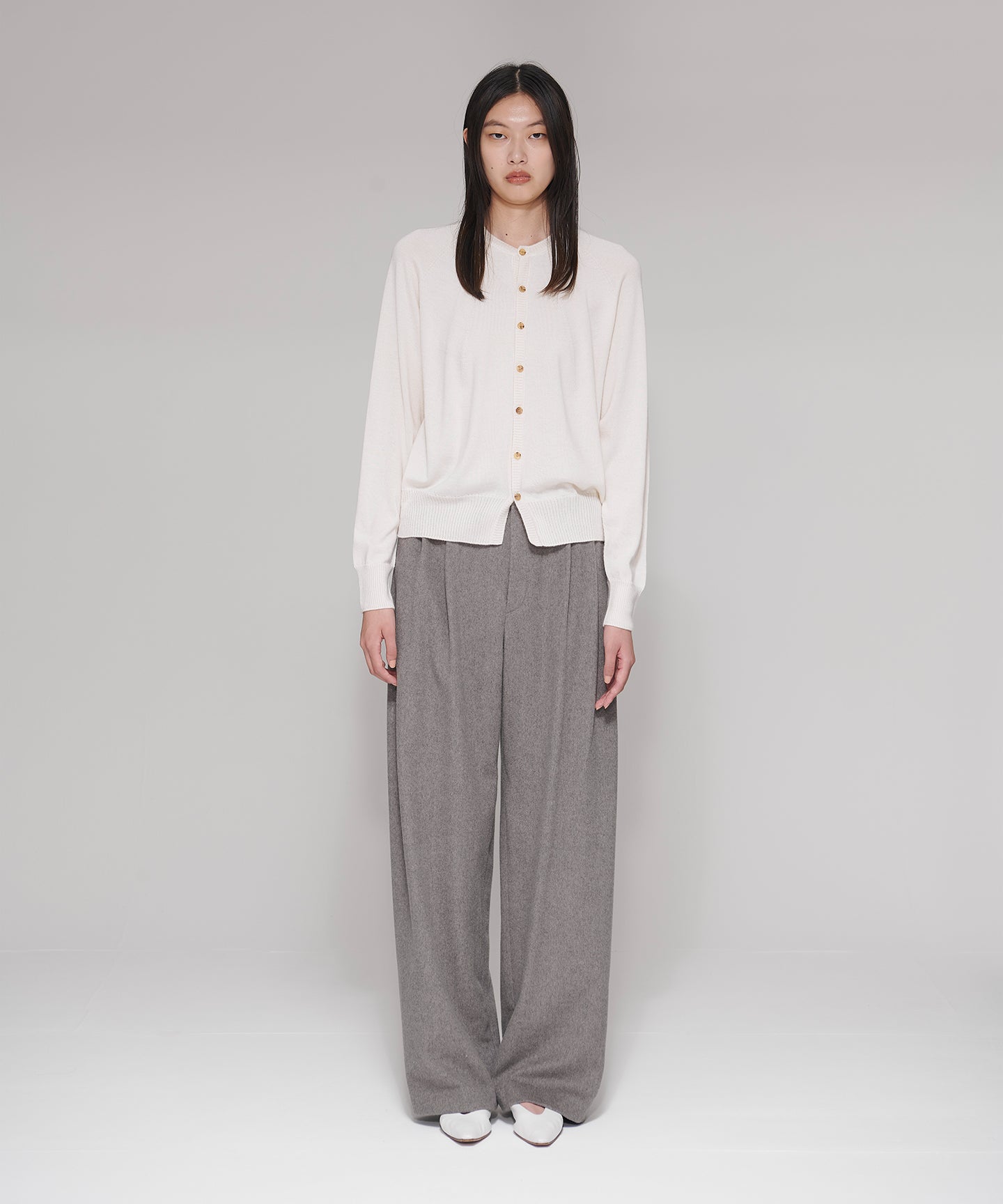 CASHMERE SILK WHOLEGARMENT / CARDIGAN