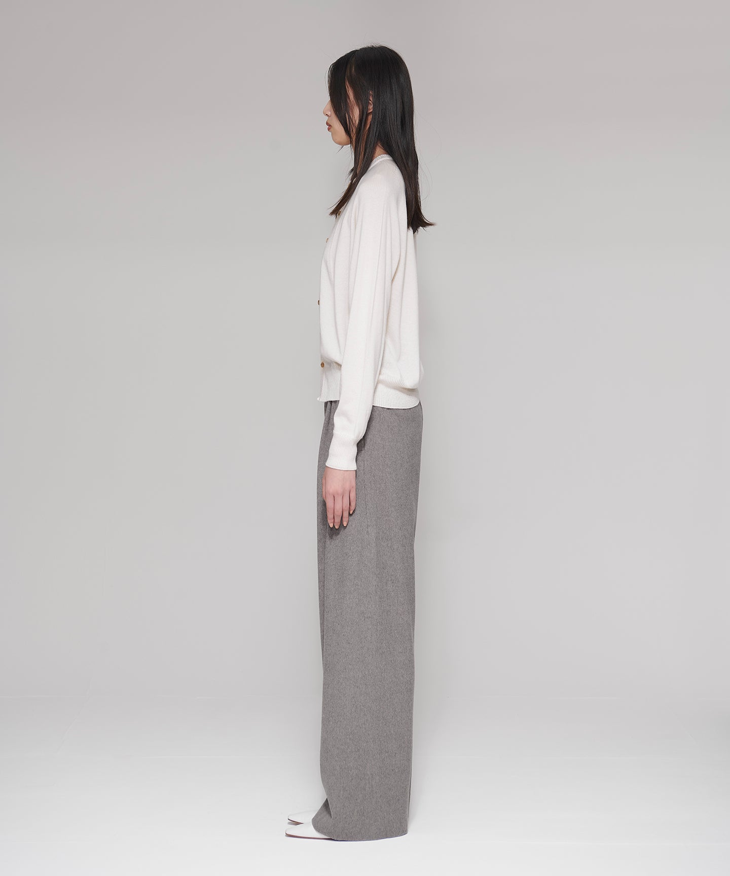 CASHMERE SILK WHOLEGARMENT / CARDIGAN