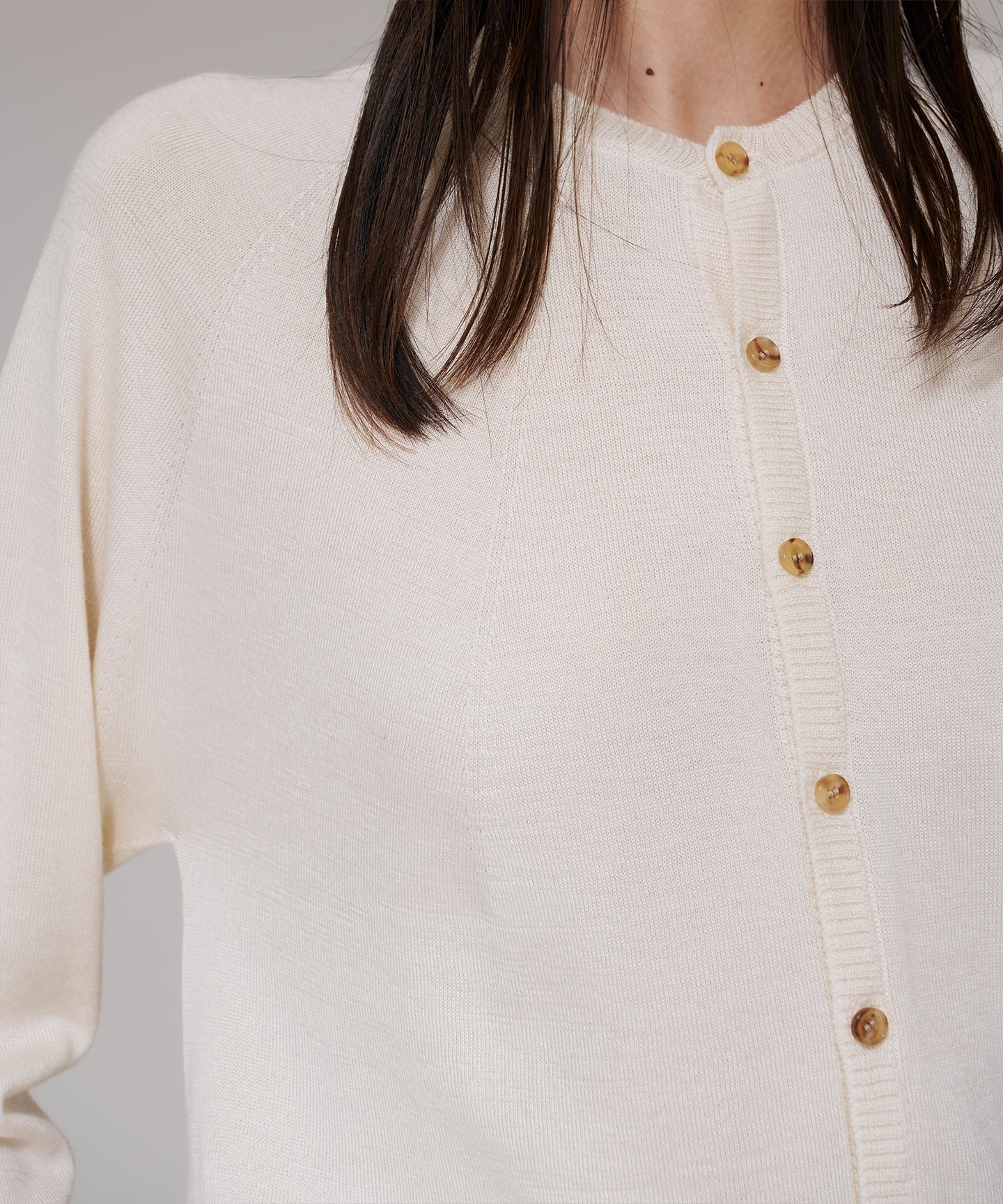 CASHMERE SILK WHOLEGARMENT / CARDIGAN