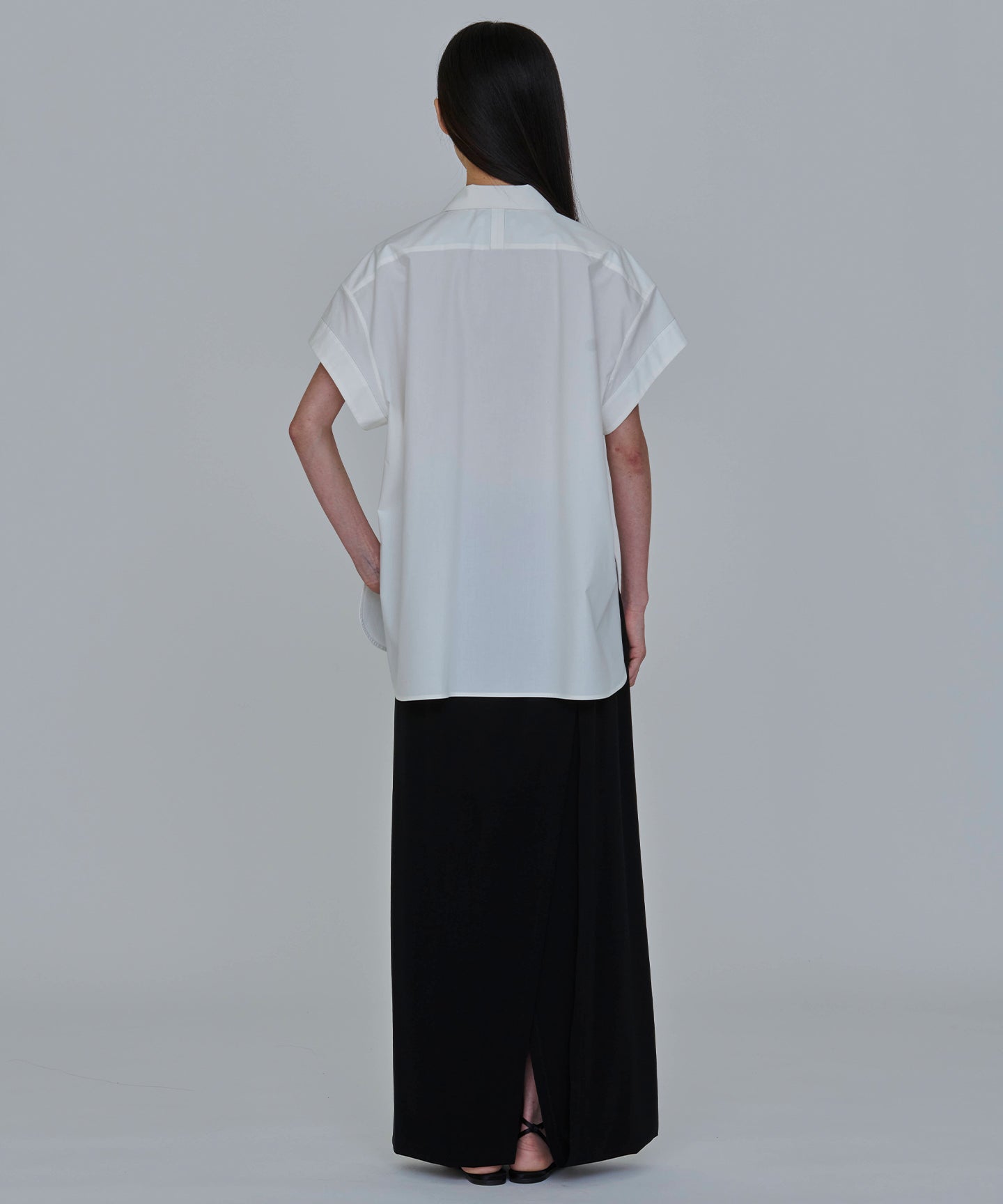 COTTON SILK TYPEWRITER / OPEN COLLAR SHIRTS