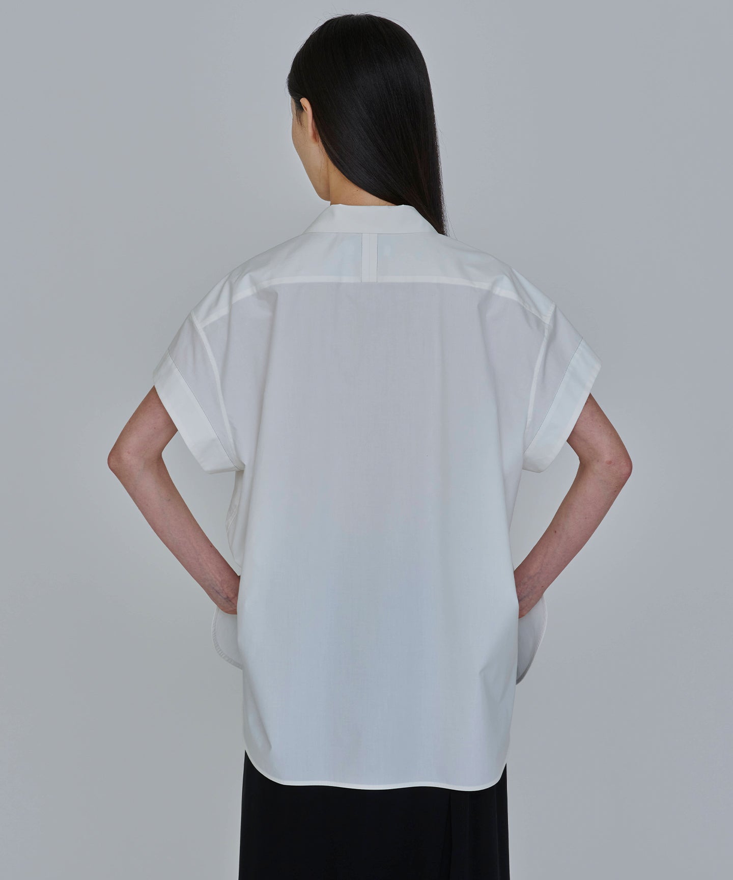 COTTON SILK TYPEWRITER / OPEN COLLAR SHIRTS