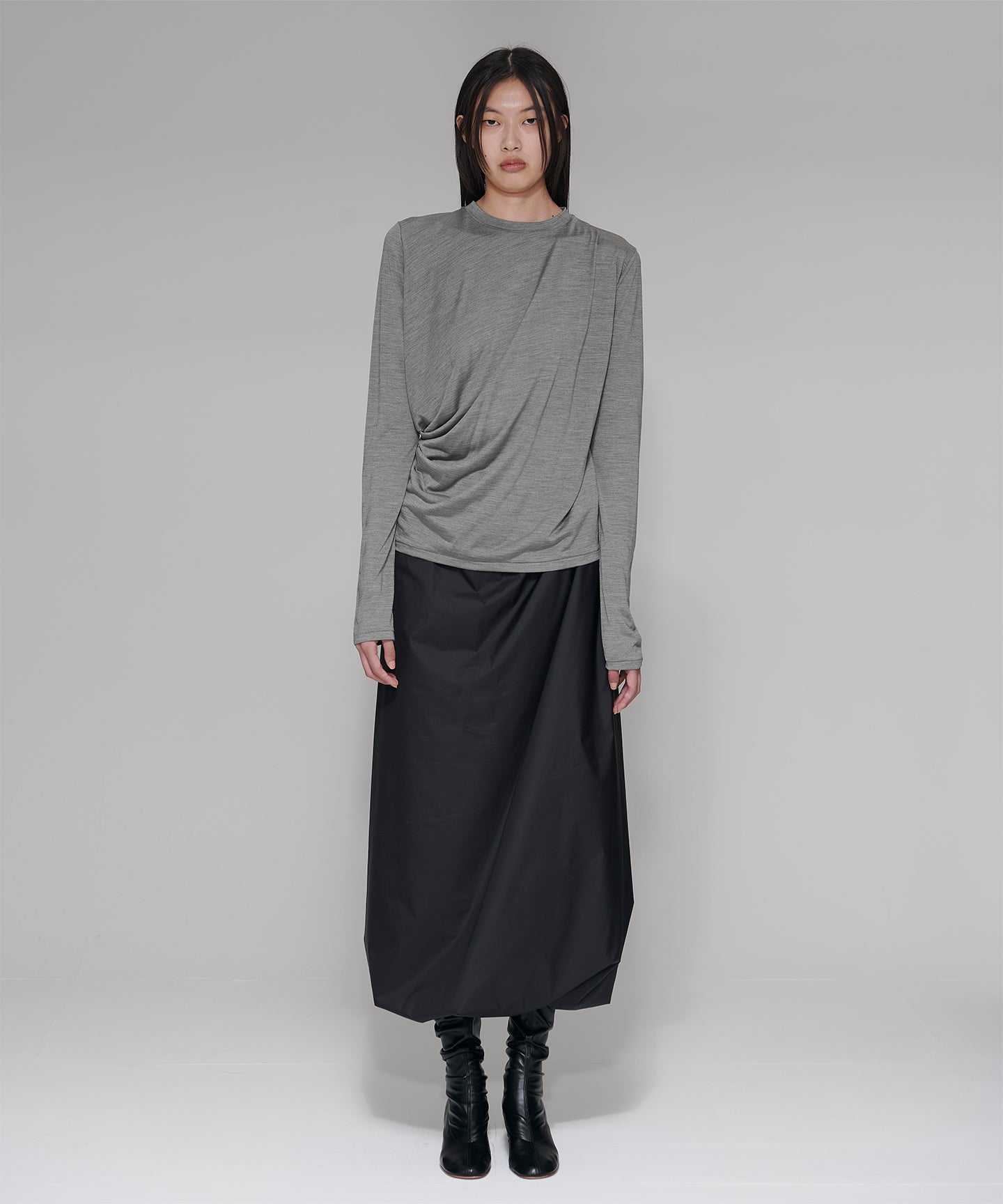 SILK JERSEY / CREWNECK PULLOVER