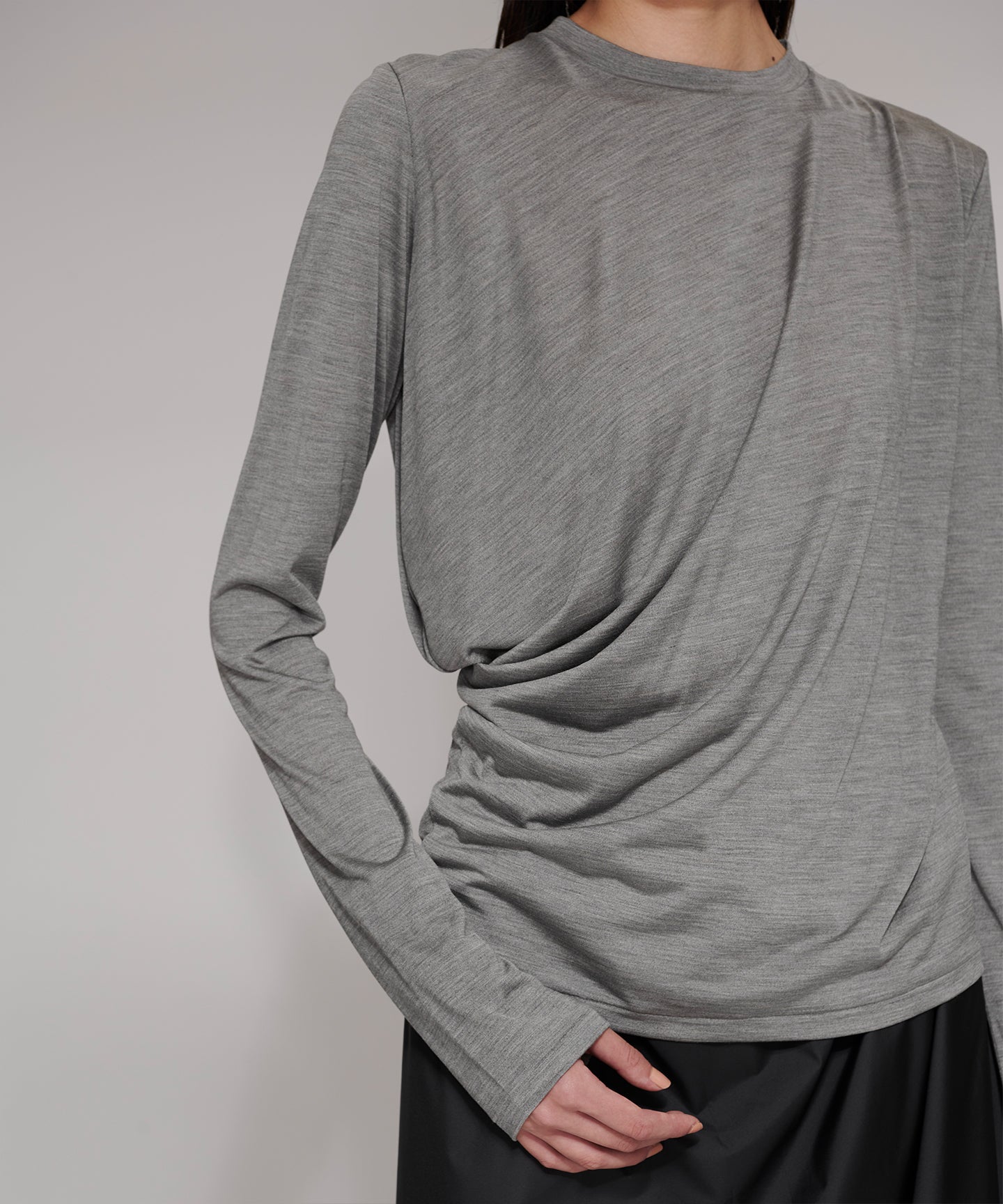 SILK JERSEY / CREWNECK PULLOVER