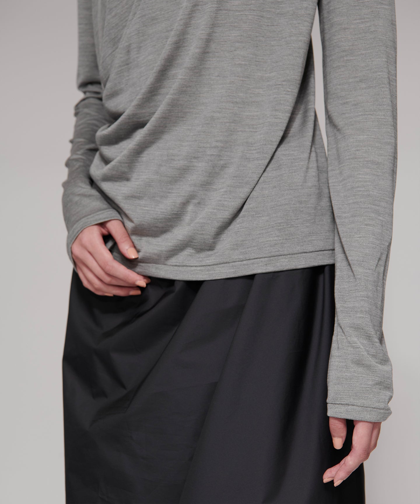 SILK JERSEY / CREWNECK PULLOVER