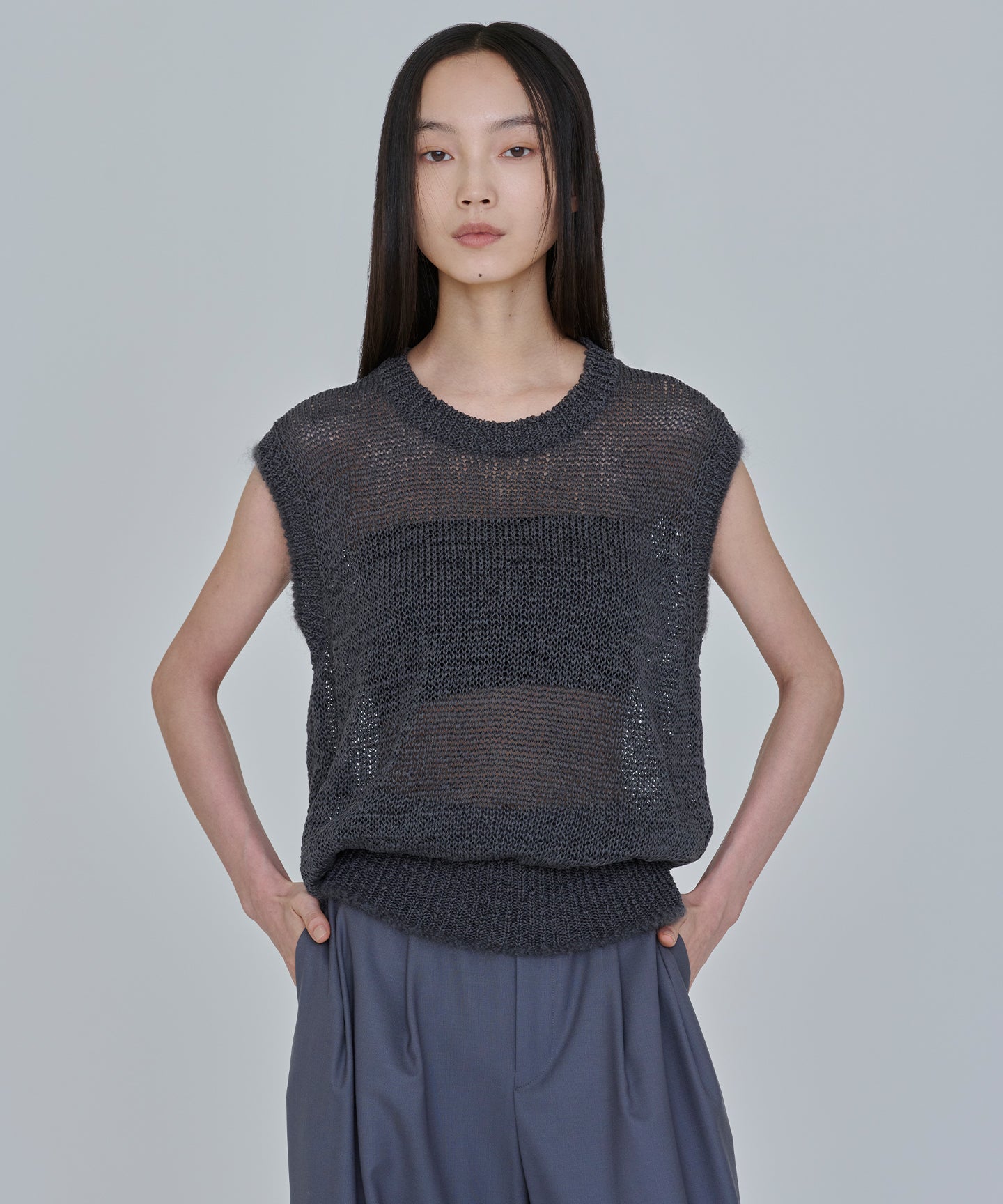 GIMA COTTON / ROUND NECK SL