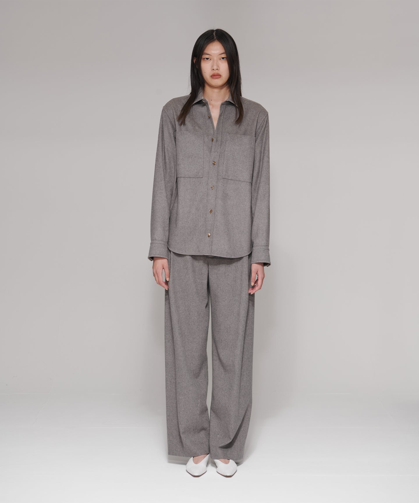 WOOL BEAVER / BLOUSE