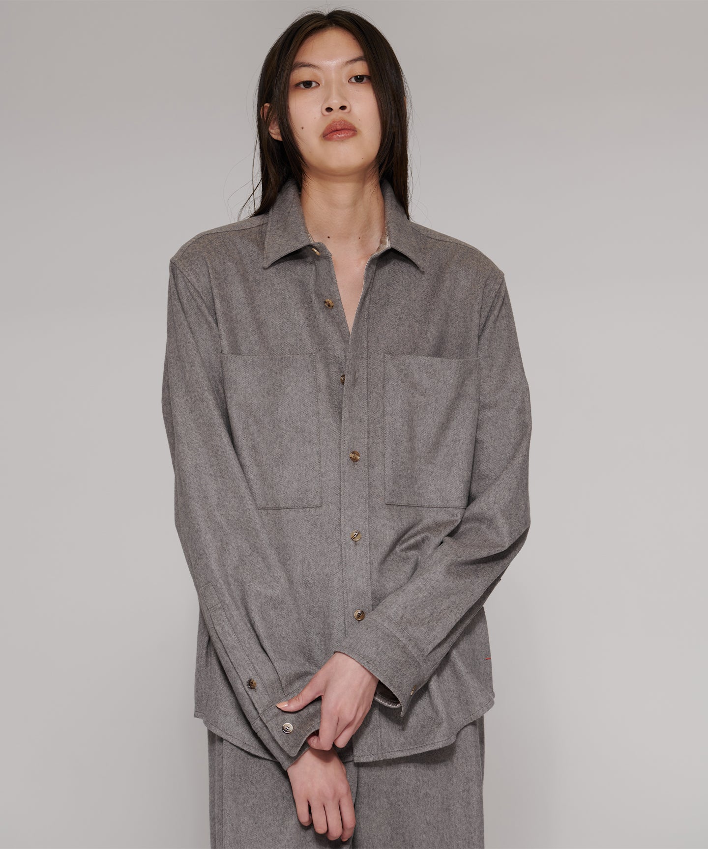 WOOL BEAVER / BLOUSE