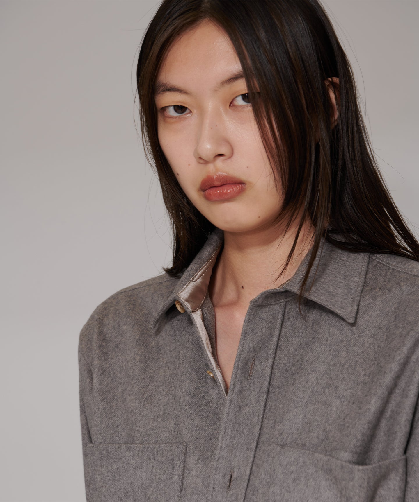 WOOL BEAVER / BLOUSE