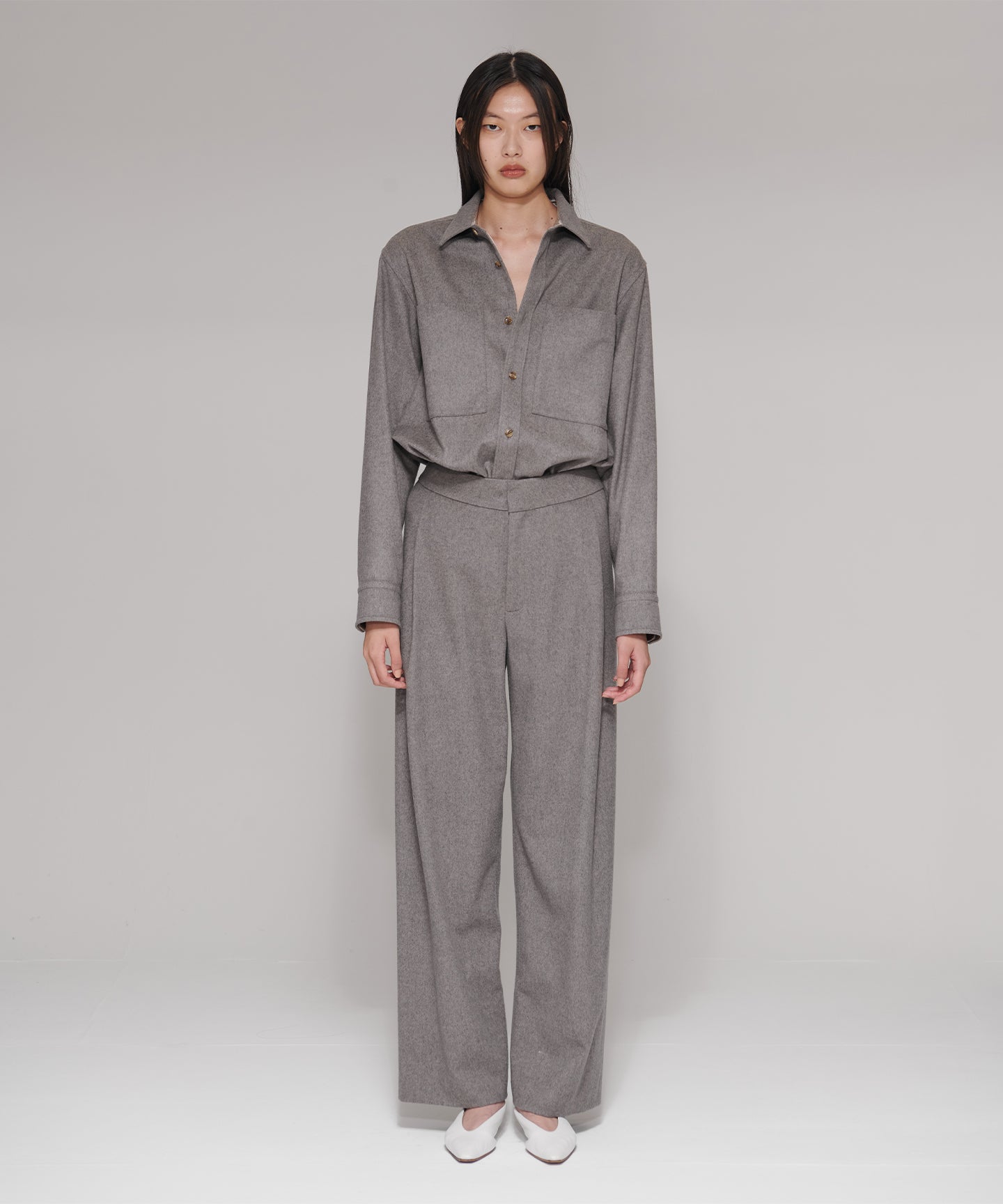 WOOL BEAVER / BLOUSE