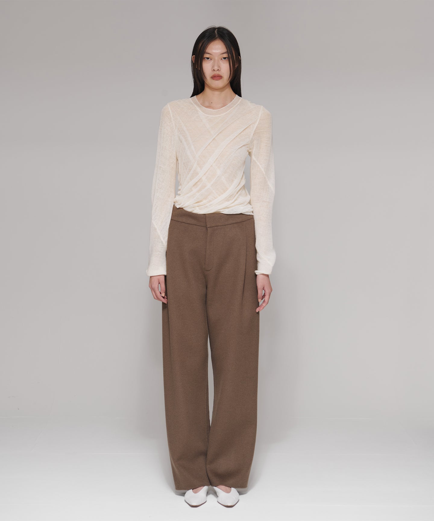 WOOL HIGH TWIST / LONG SLEEVES KNIT