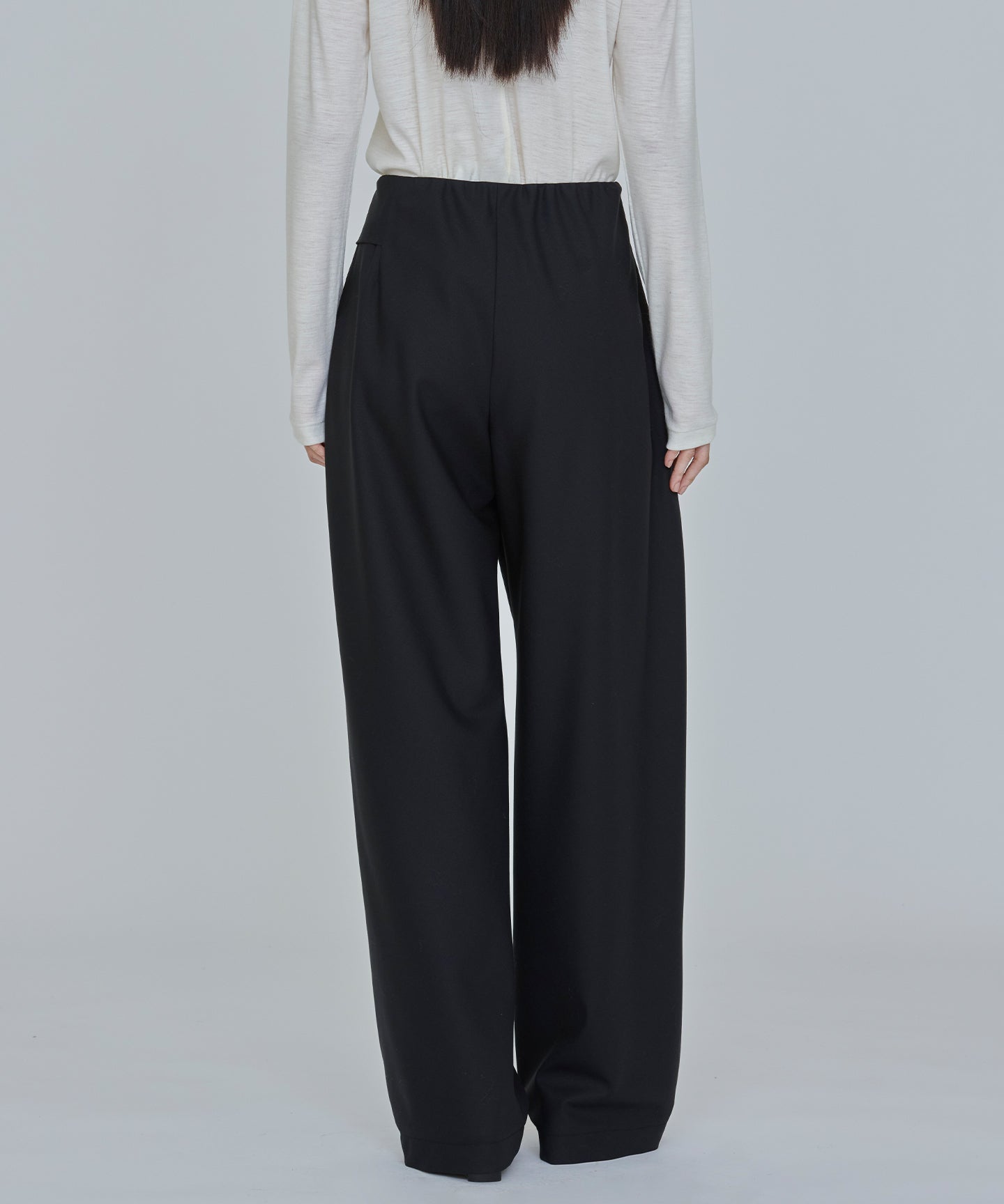 WOOL TROPICAL / DRAPE CONTINUED PANTS