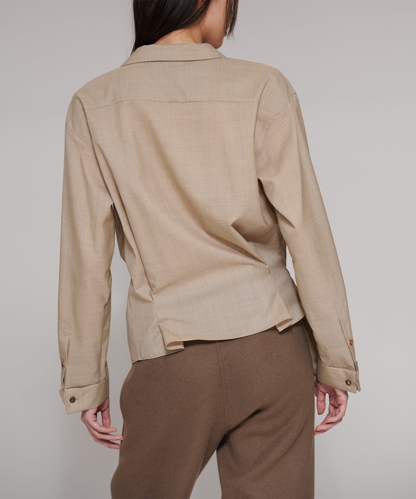 SILK WOOL TROPICAL / BLOUSE